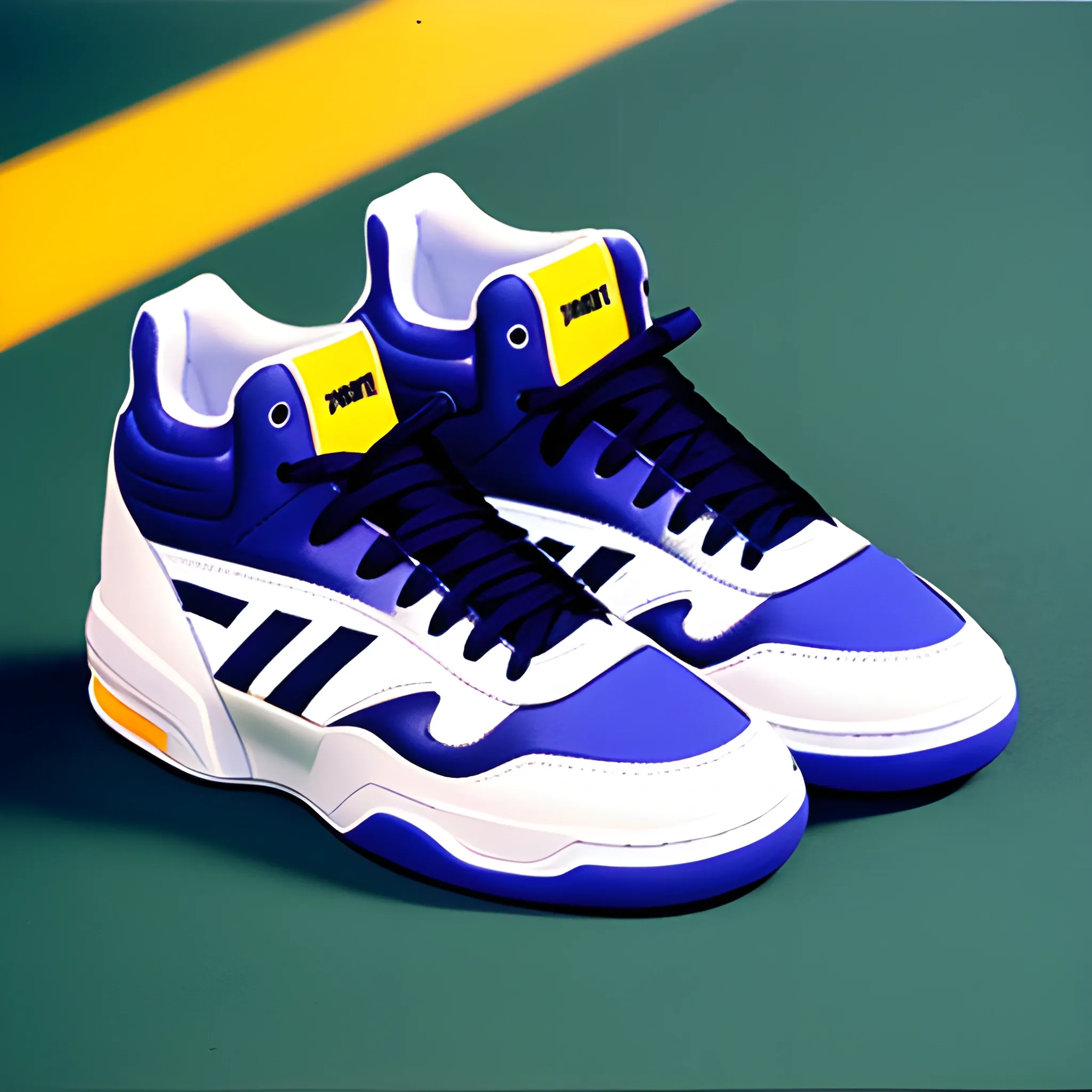 Sneaker basketball shoe 1990s