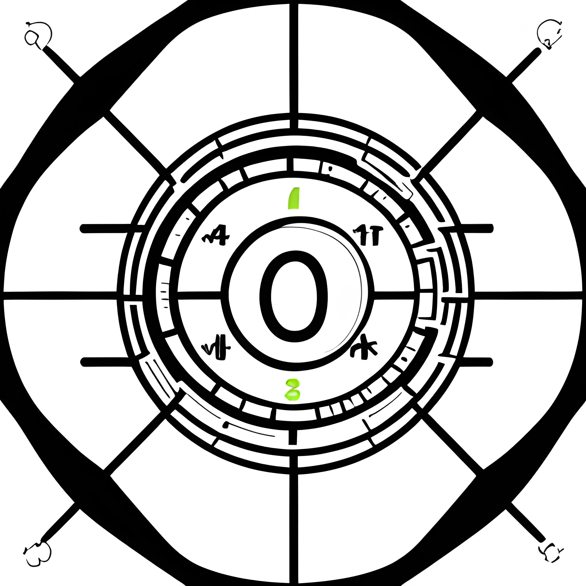 develop a brand logo using fibonacci draw,  use number 3, 6 , 9 into de logo .  draw with pen .  icon style. white background.
 

