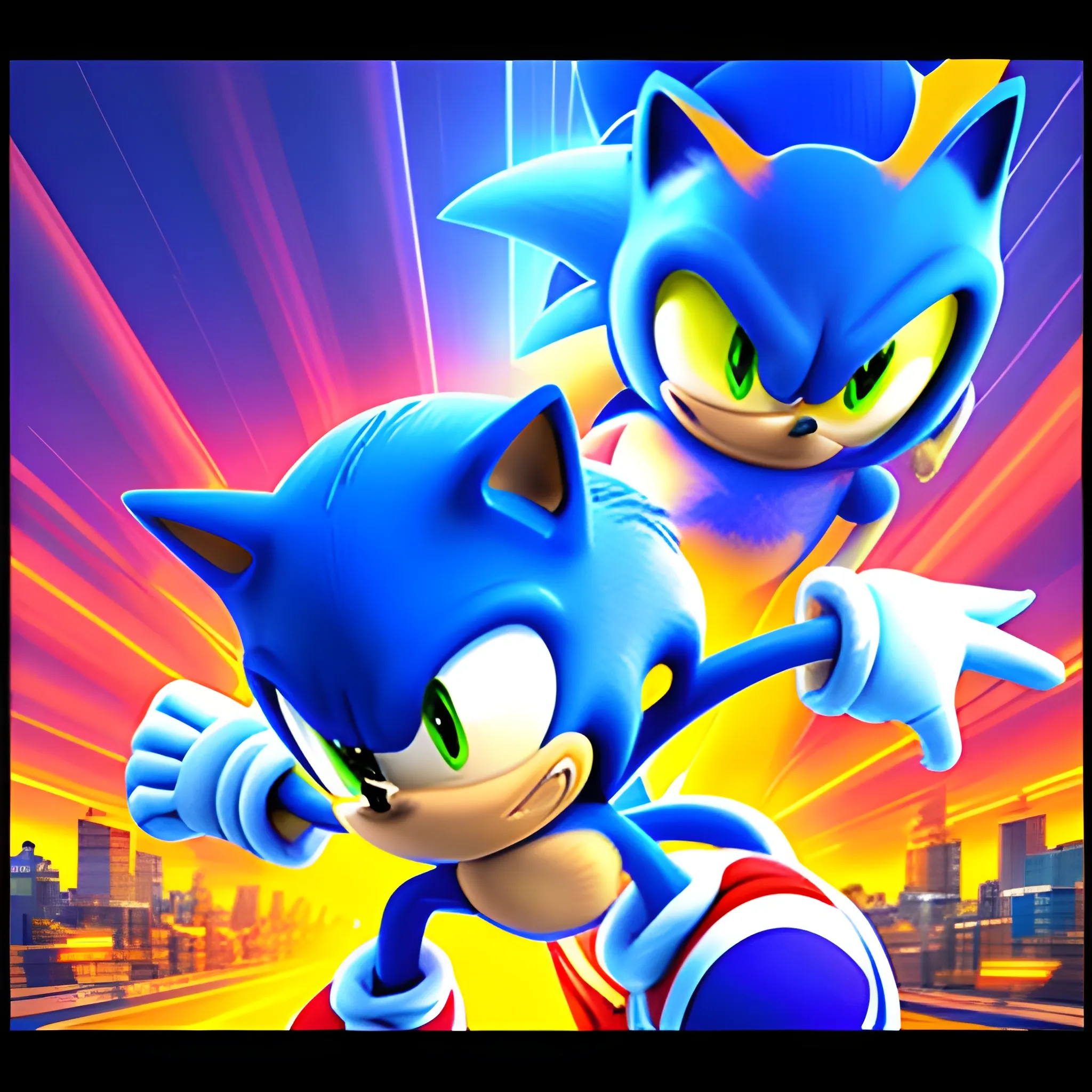 Sonic Cd Portada, 3d - Arthub.ai