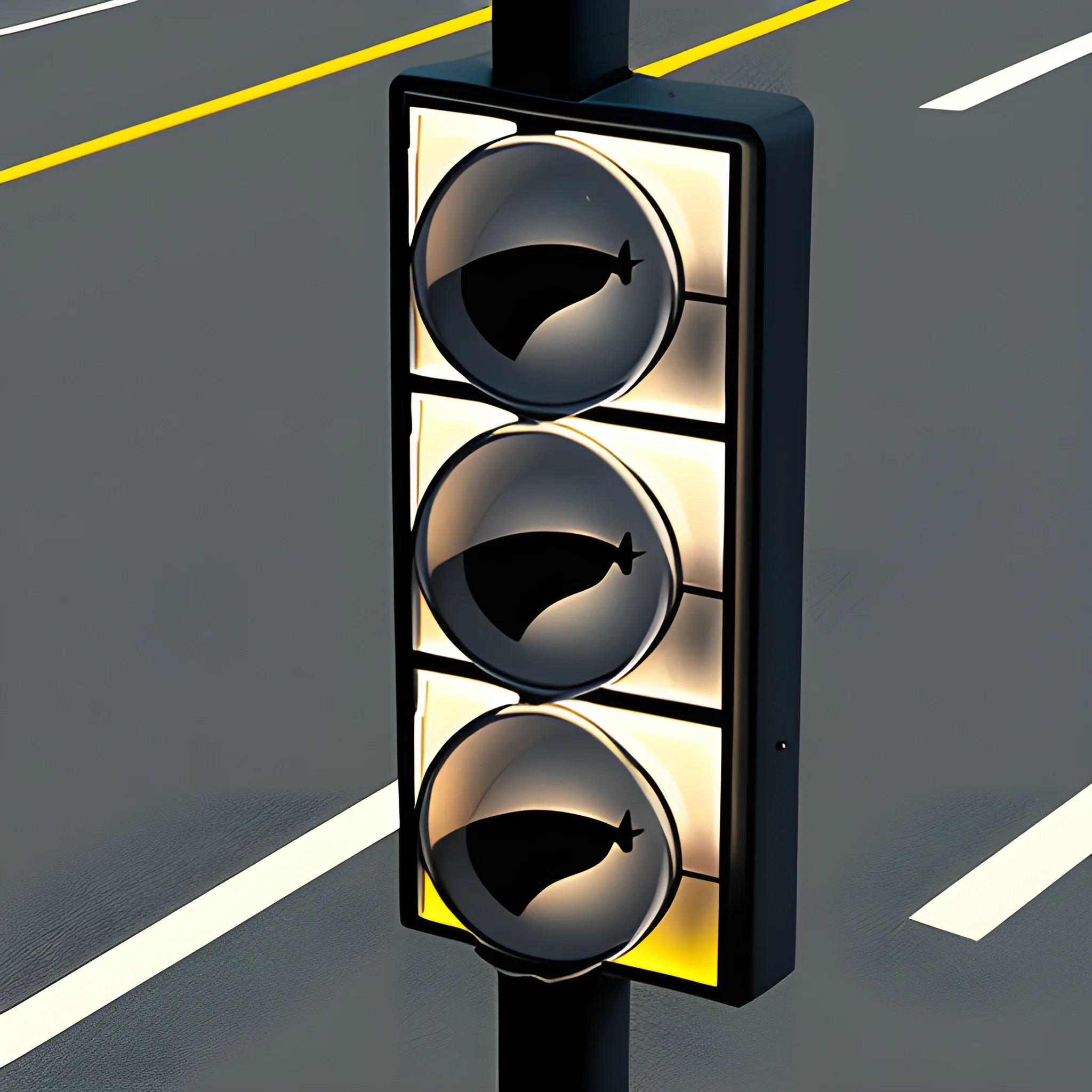 Pedestrian Signal ,realistic 