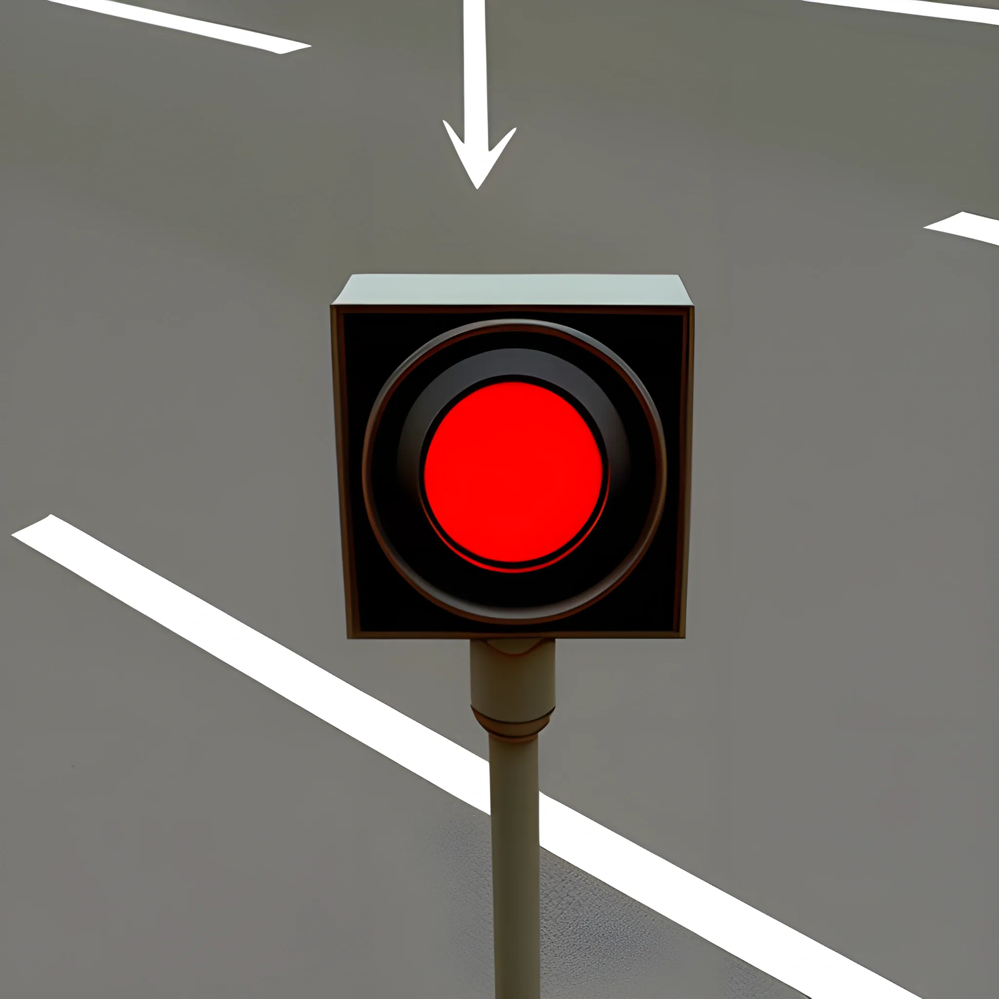 Pedestrian Signal without any background,realistic 