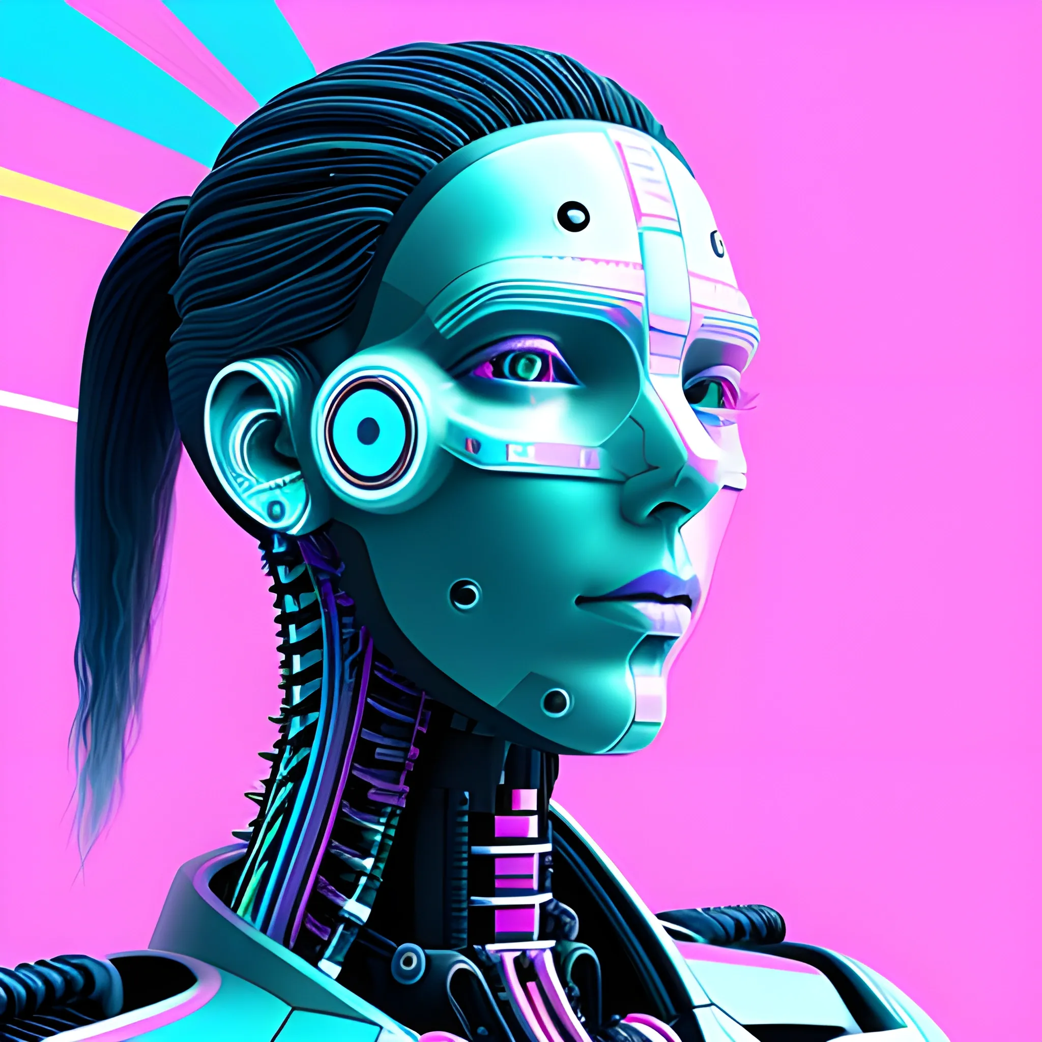 corporative, future, colorful, modern, AI, Trippy, digital