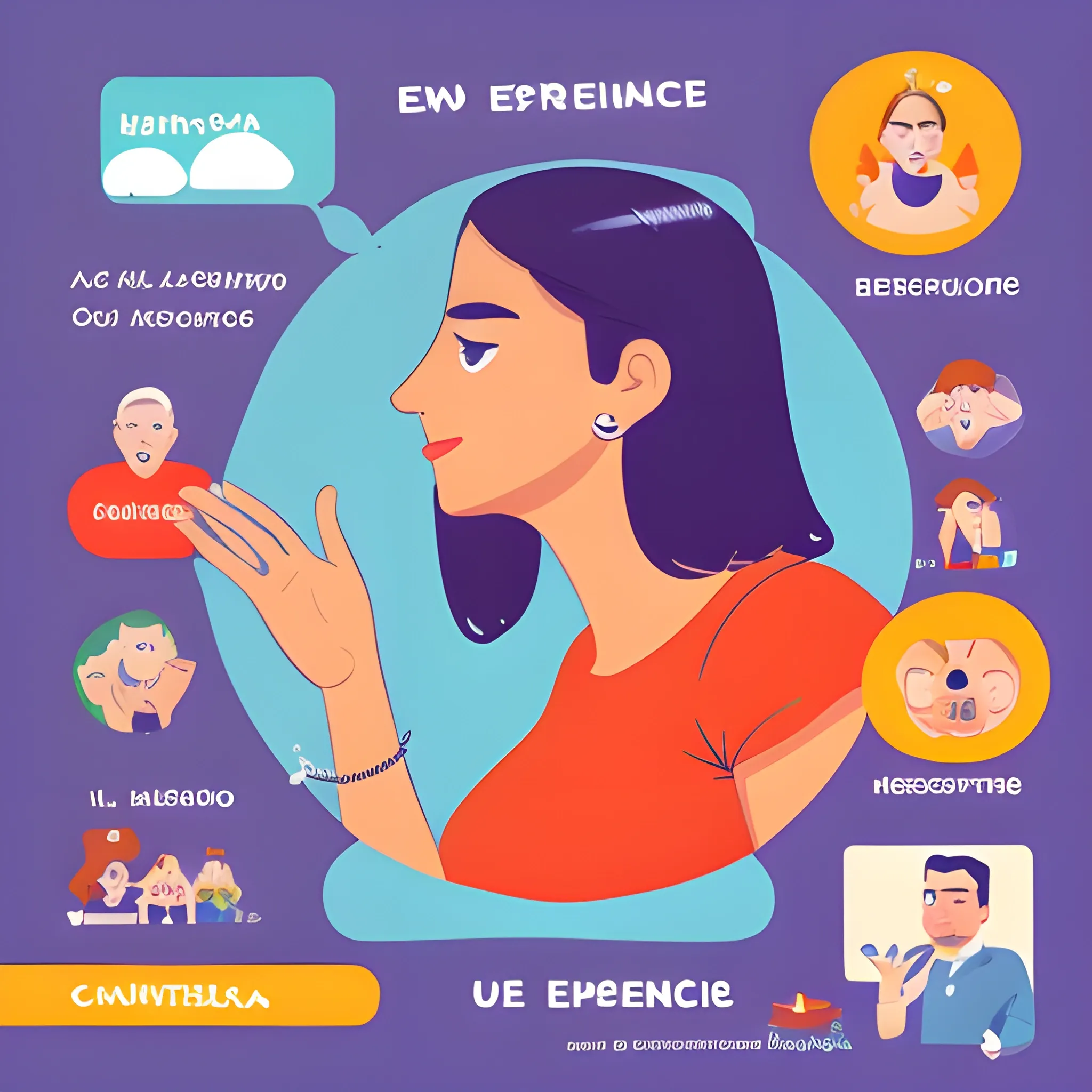 Usuario se da cuenta de una necesidad para mejorar una experiencia, Cartoon