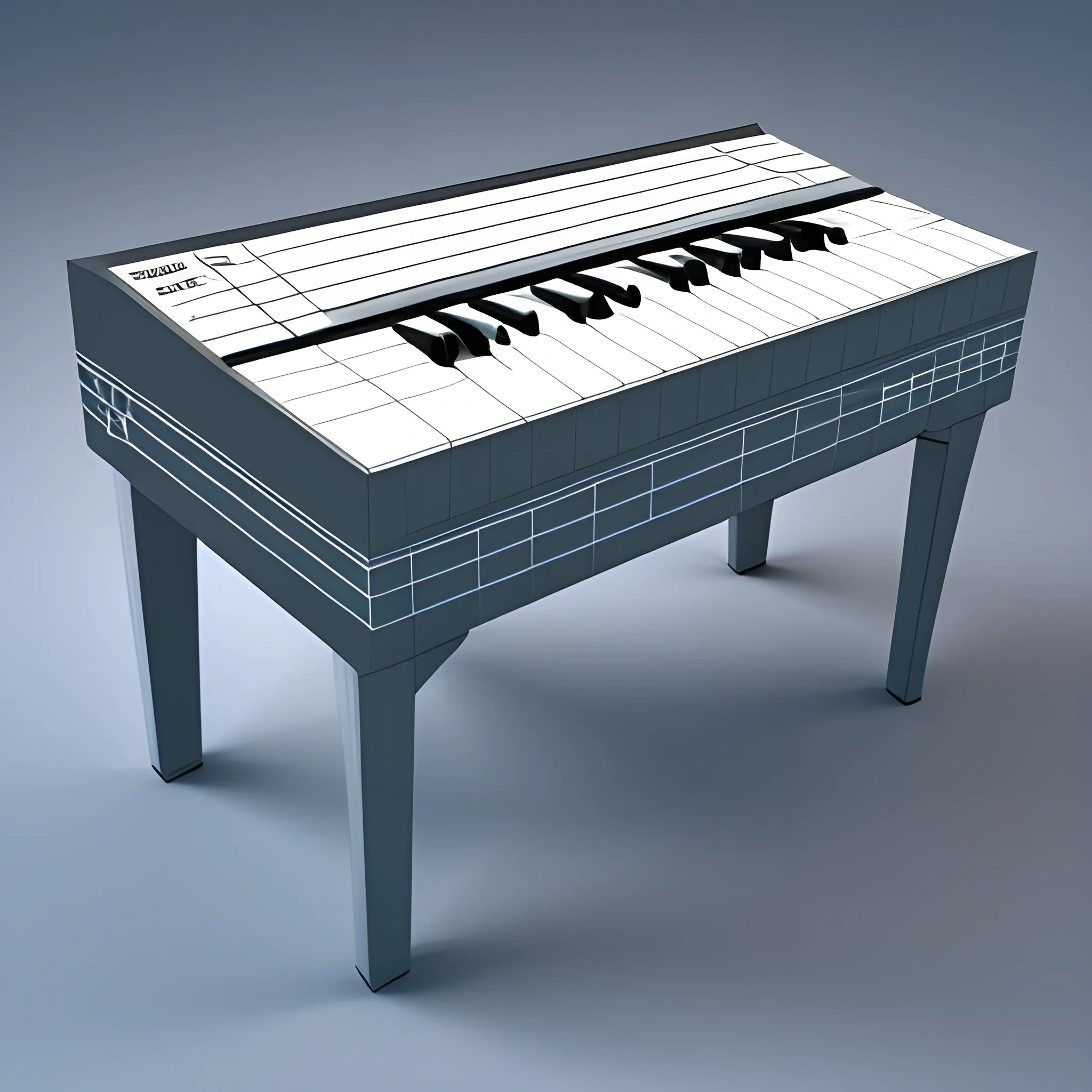 Imagen minimalista musica orquesta
, 3D, Cartoon