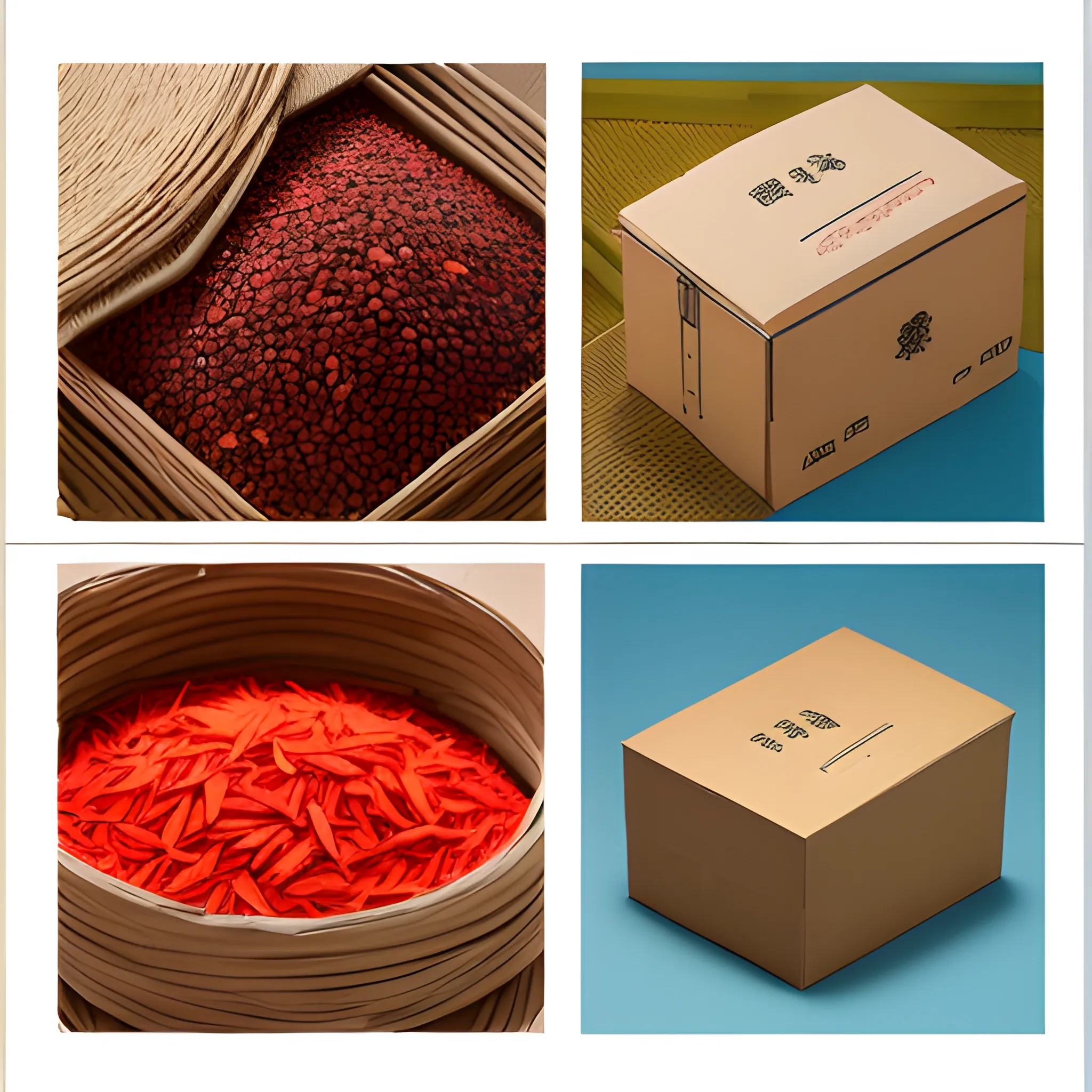 Packaging images of Xinjiang specialty products