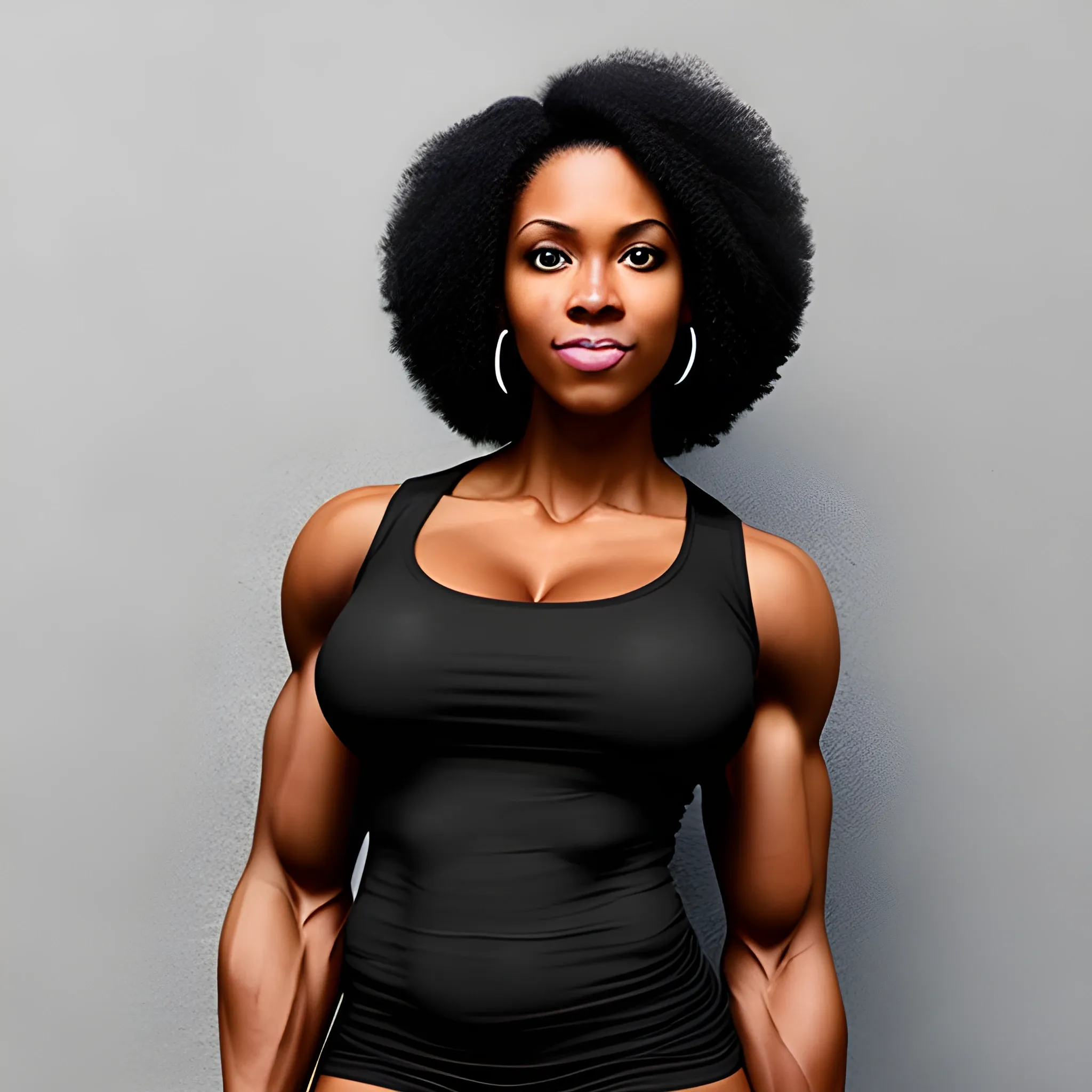 tall black woman with muscles - Arthub.ai