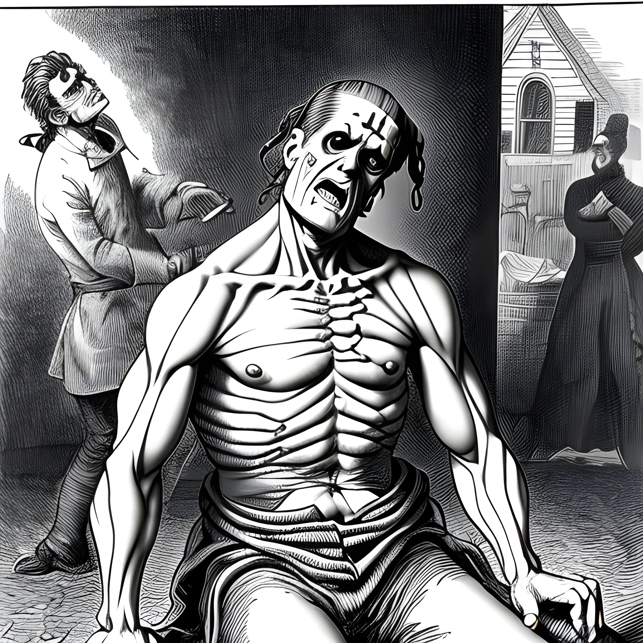 frankenstein getting hurt