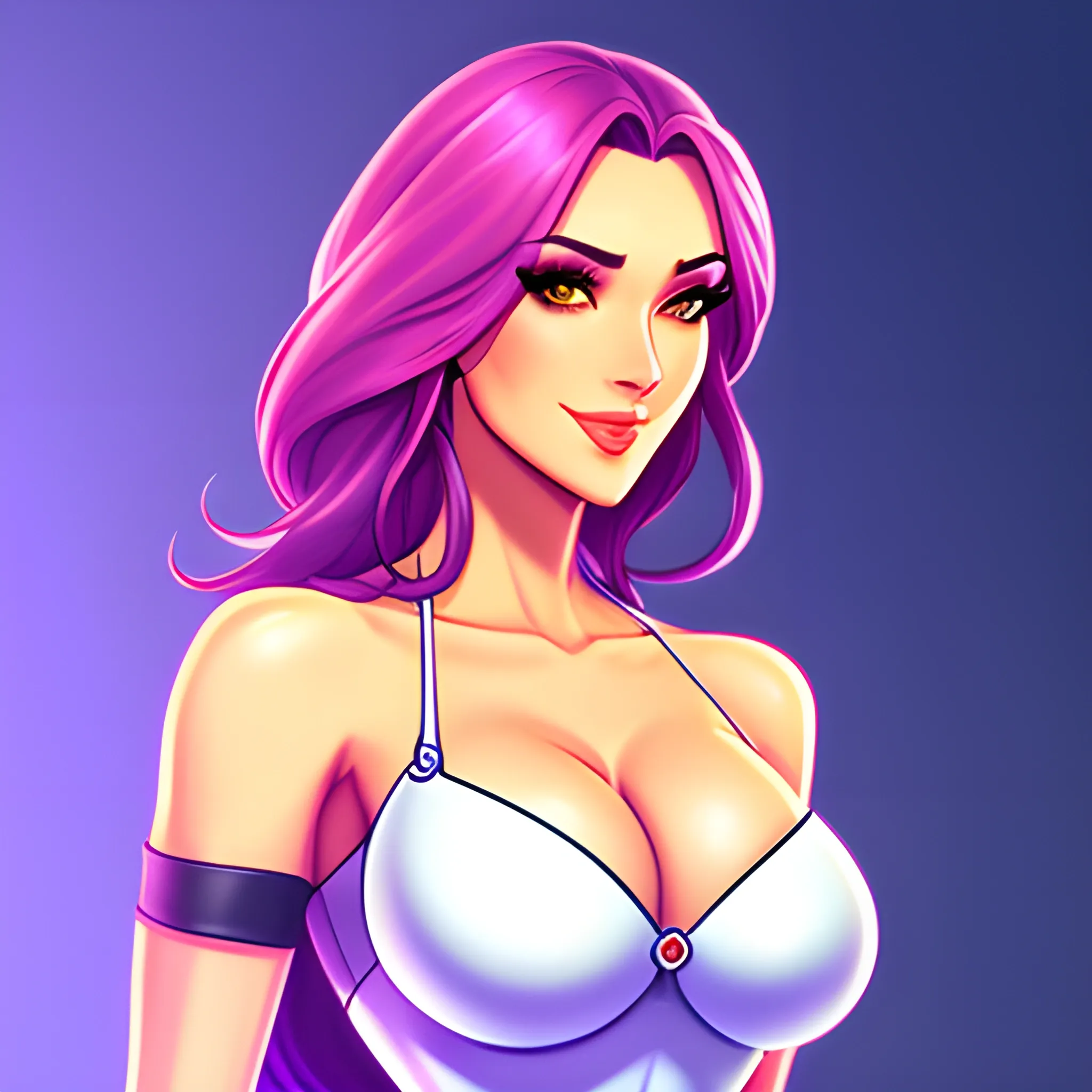 A beautiful girl while streaming, attractive gaming background, 2d hd mascot, 1080x1920 pixels