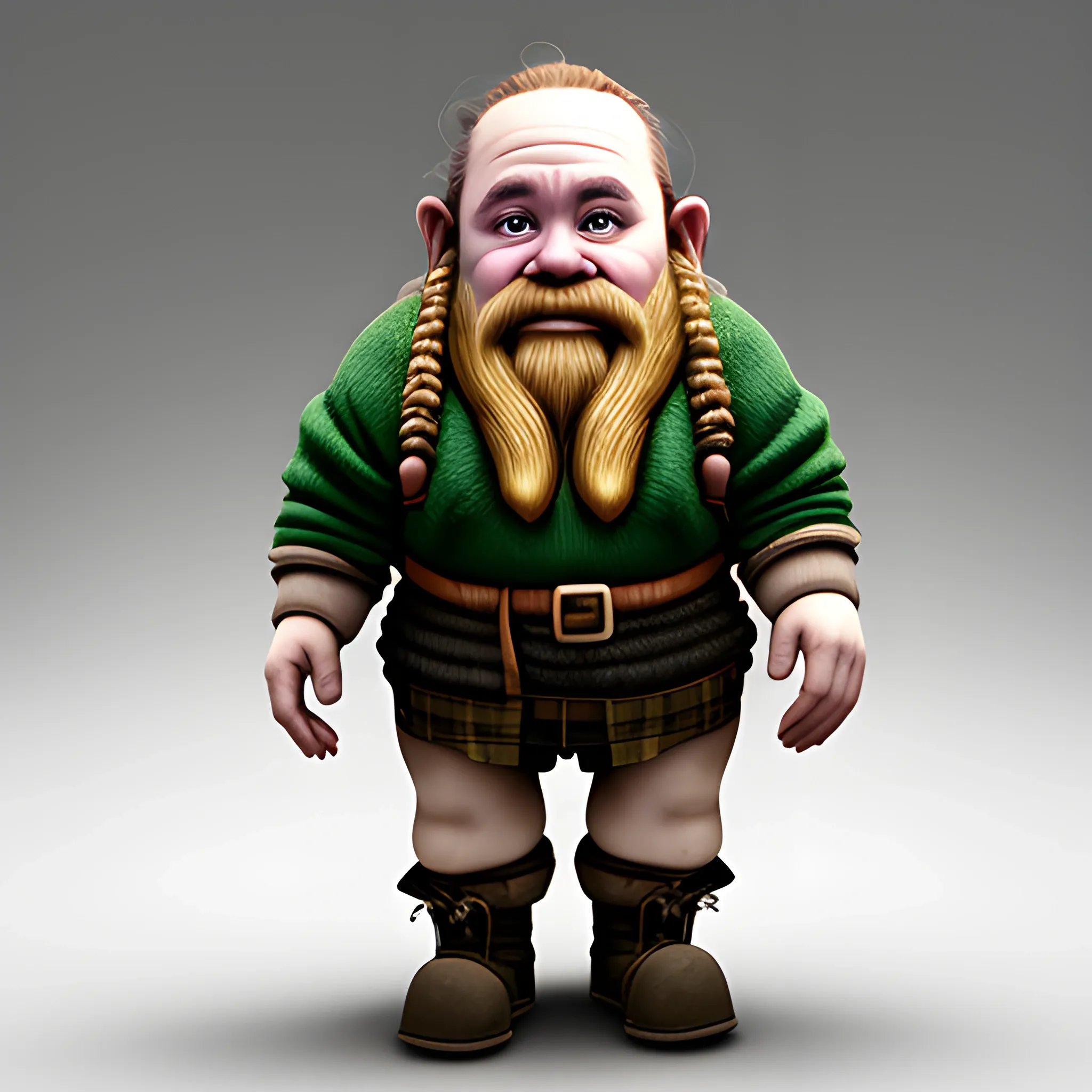 dwarf without legs, , Trippy - Arthub.ai