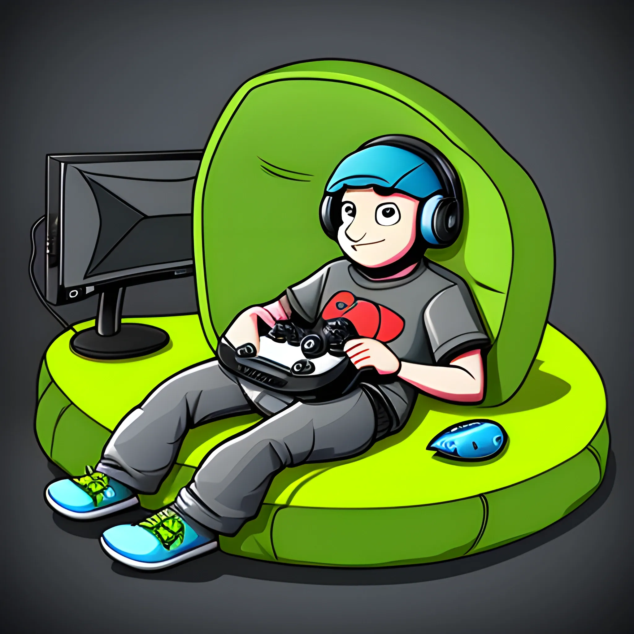 lazy turtle gamer a liitle more realistic

, Cartoon