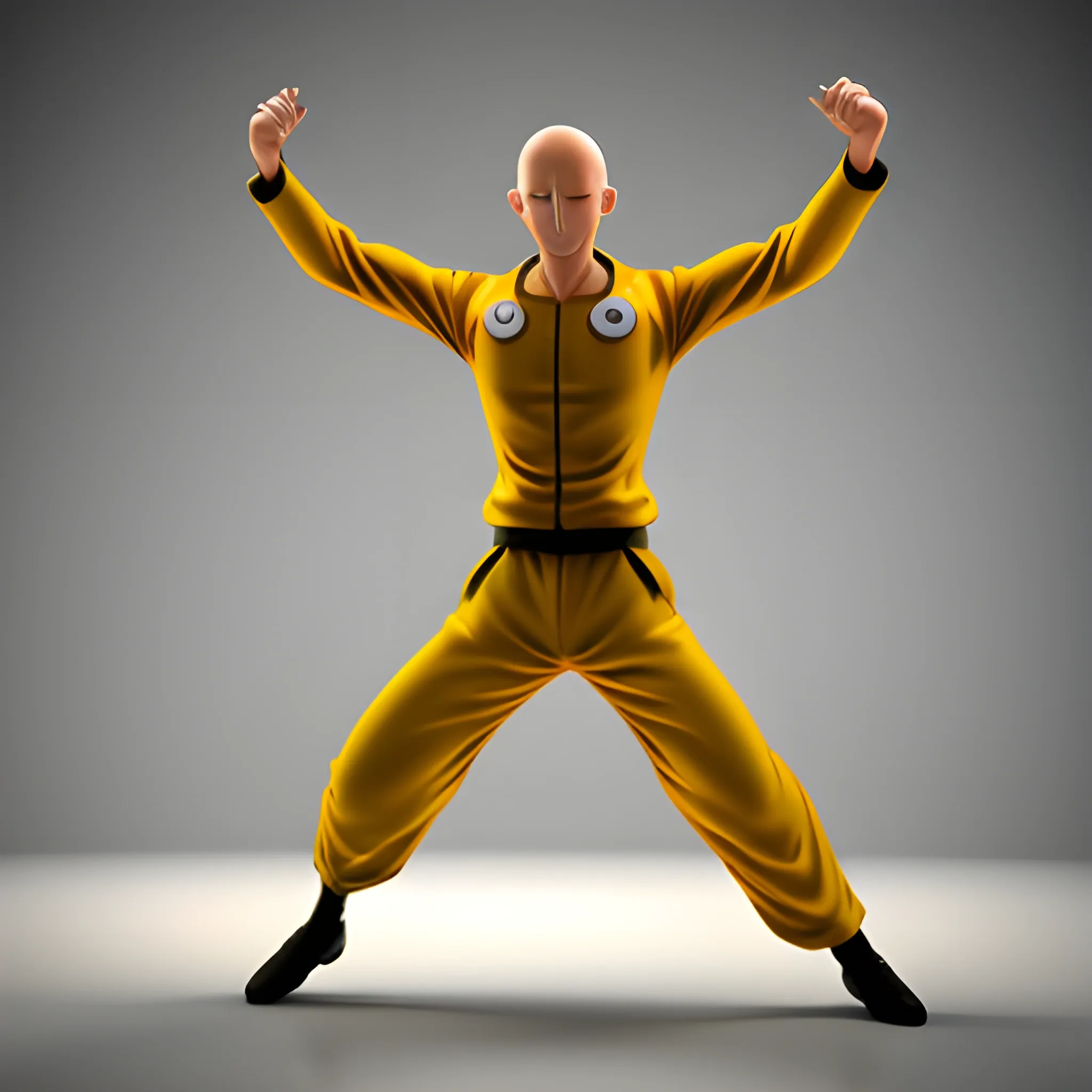 Dancing saitama, 3D