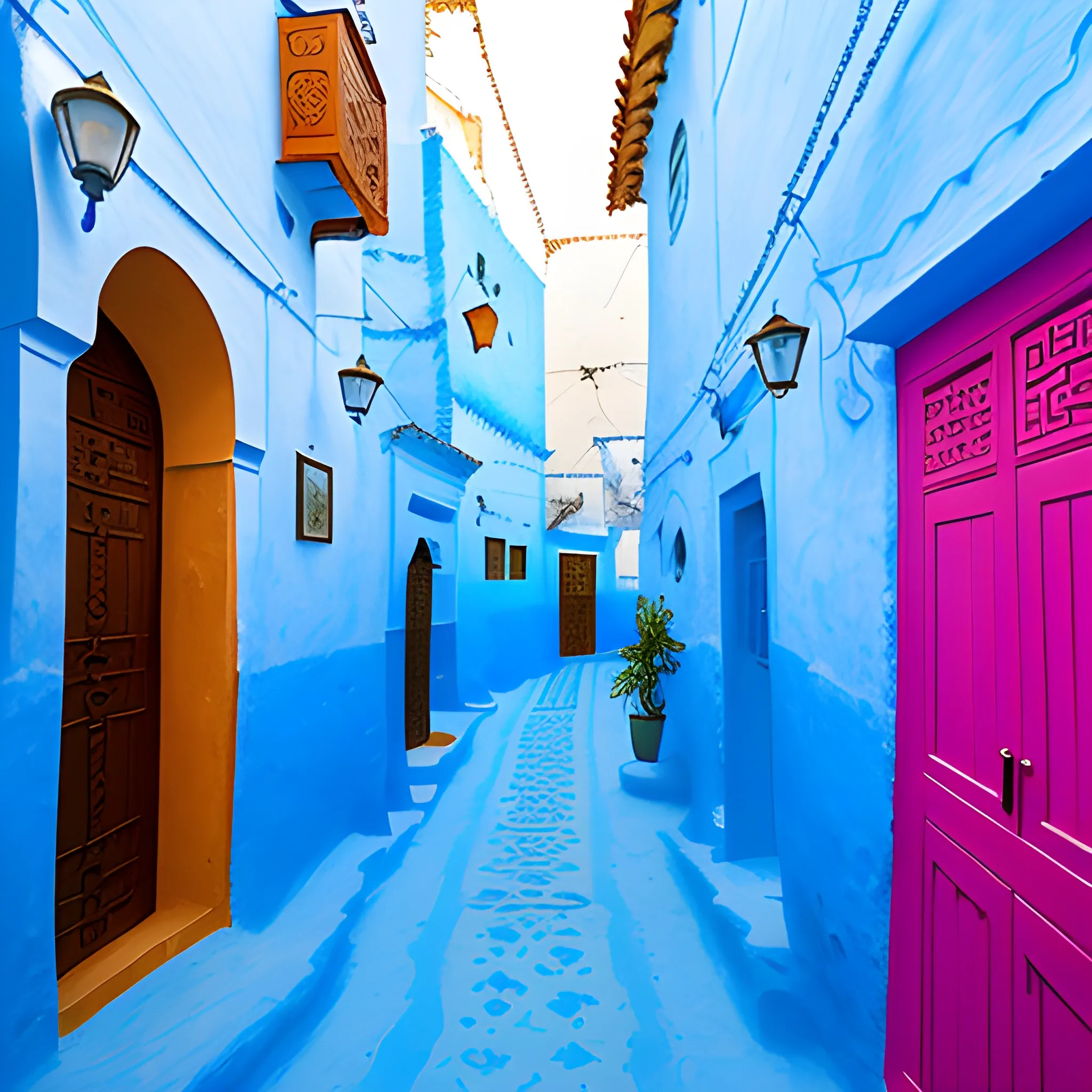 file:///C:/Users/HK-Graphic/Downloads/two-indigenous-women-narrow-alley-blue-houses-medina-of-chefchaouen-chaouen-tanger-ttouan-morocco-PB0K9E%20(1).jpg , abstract , pop art morocco, Cartoon