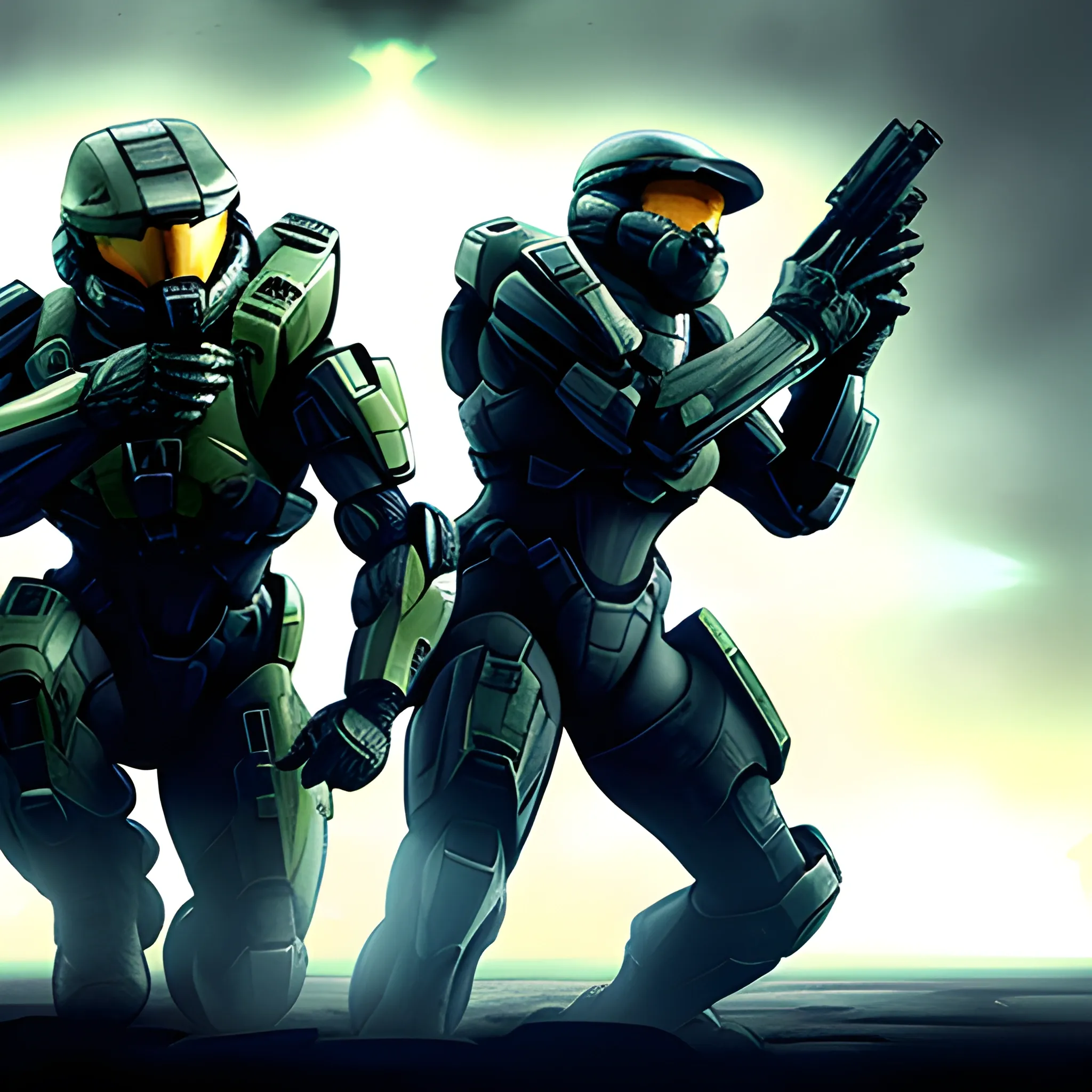 Halo Reach ODST's Fighting