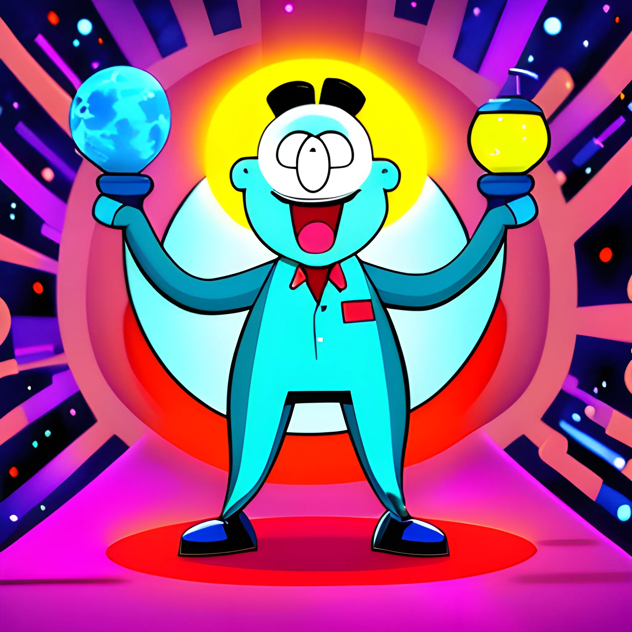 Science show for kids, Trippy, Cartoon