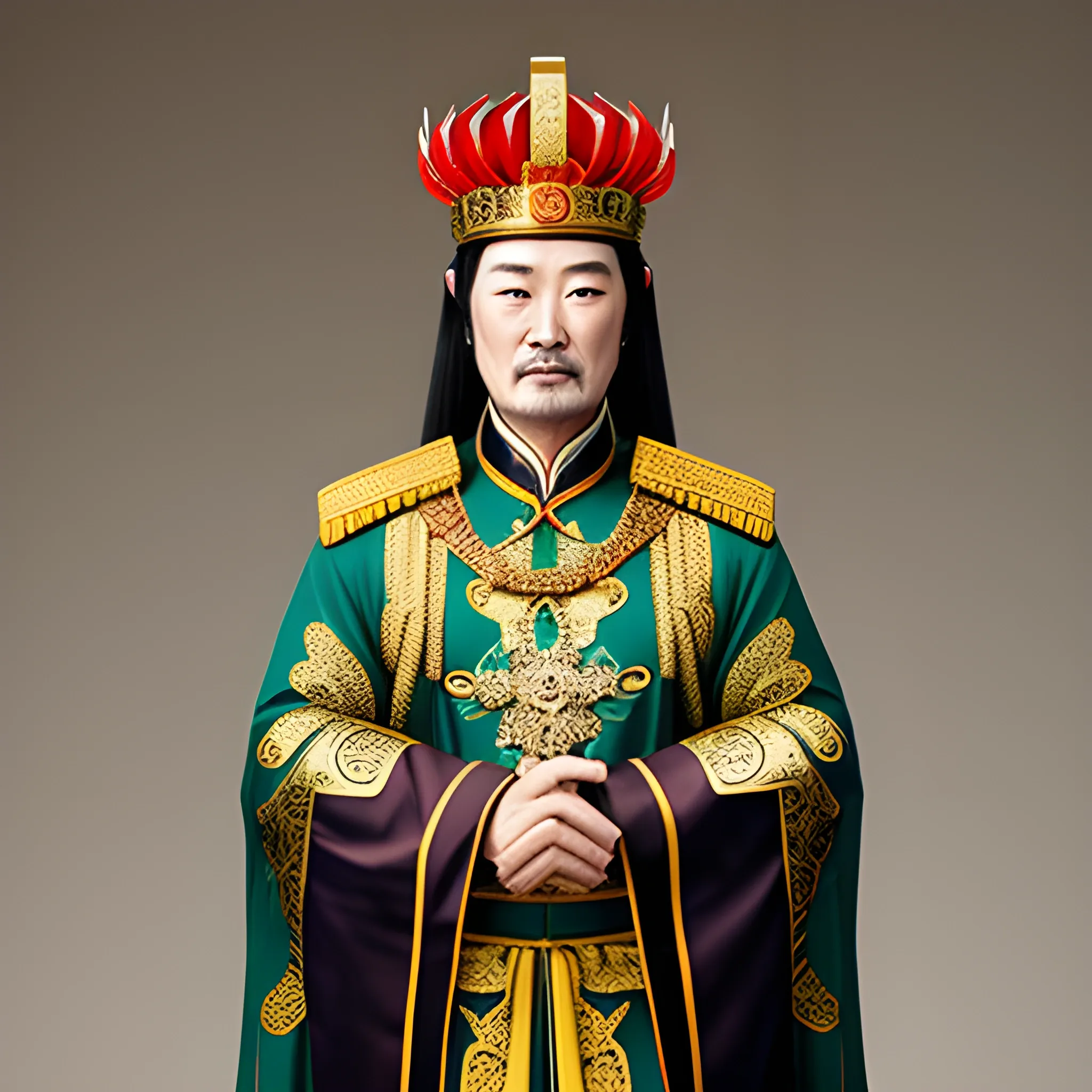 young Chinese king is crowned

, Cartoon