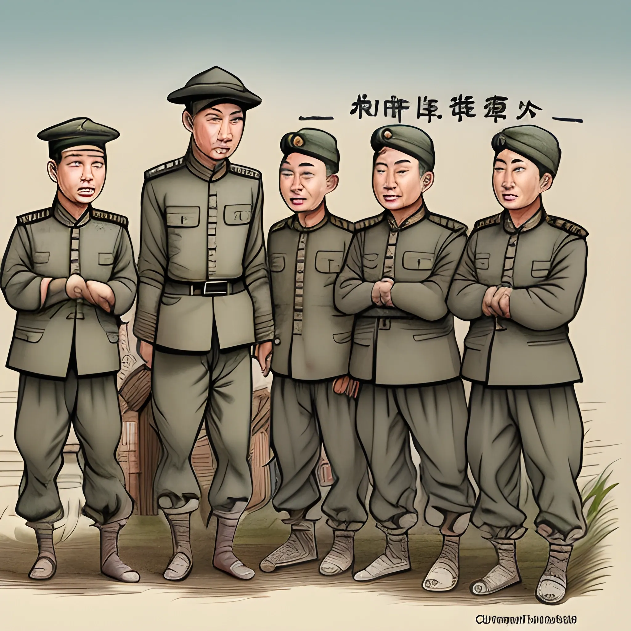 Chinese war prisoners

, Cartoon