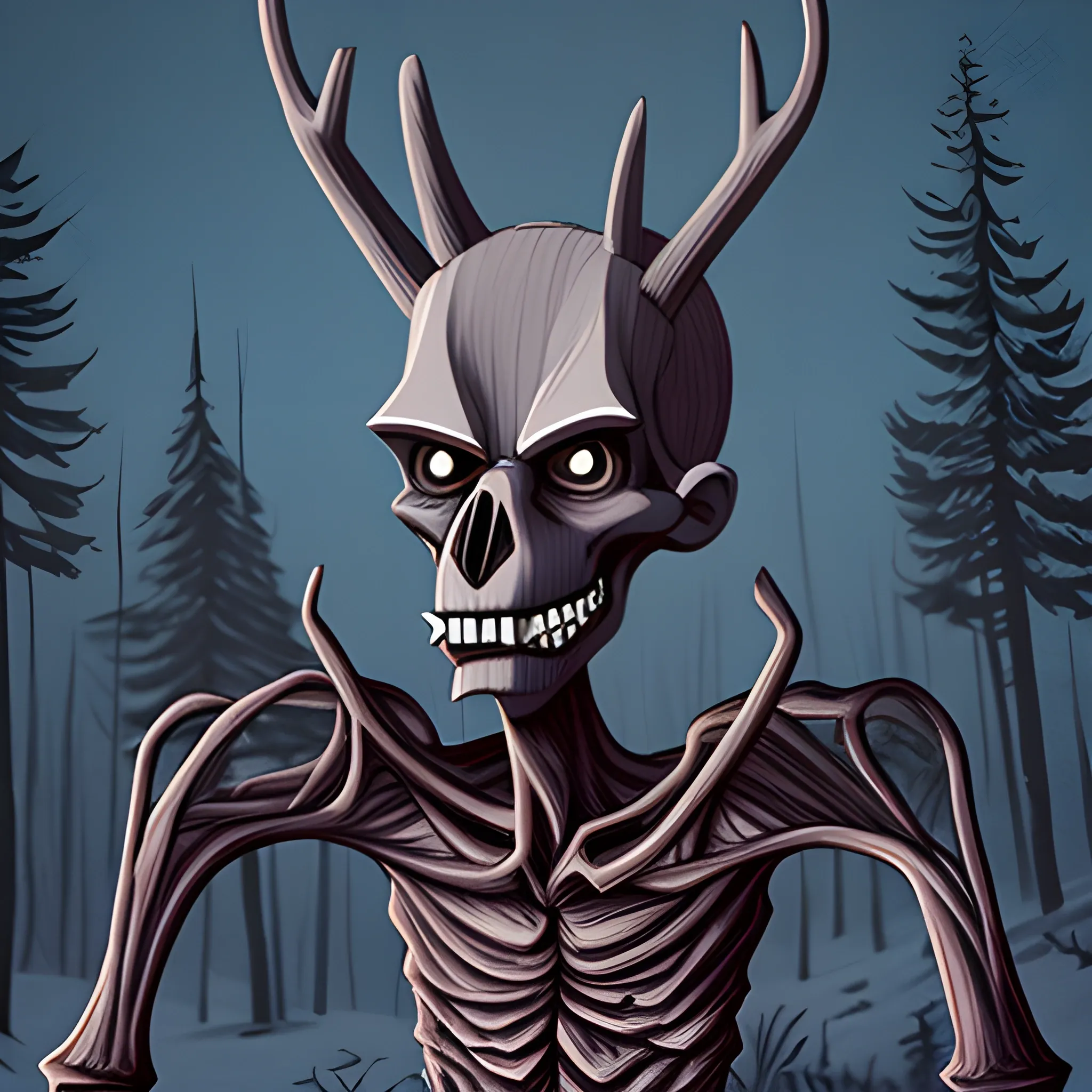 Cartoon, wendigo, extra history
