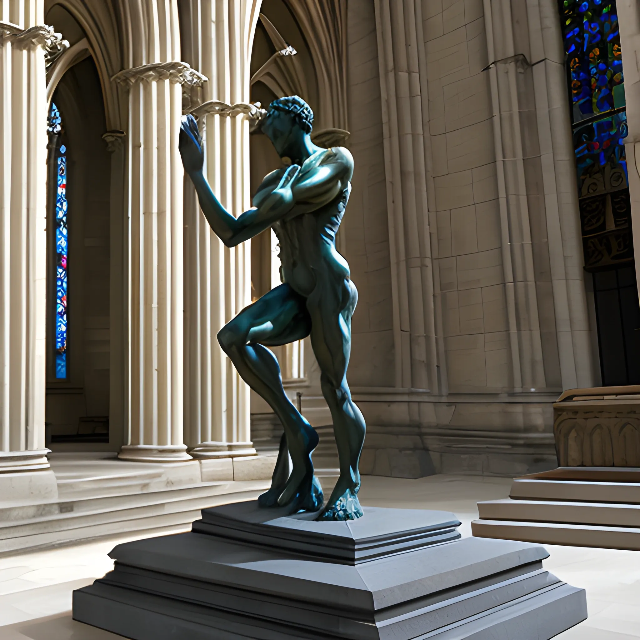 sculture type 
Rodin The Cathedral