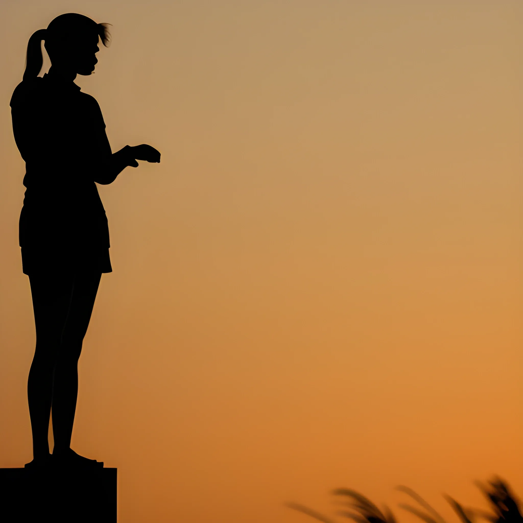 female, silhouette