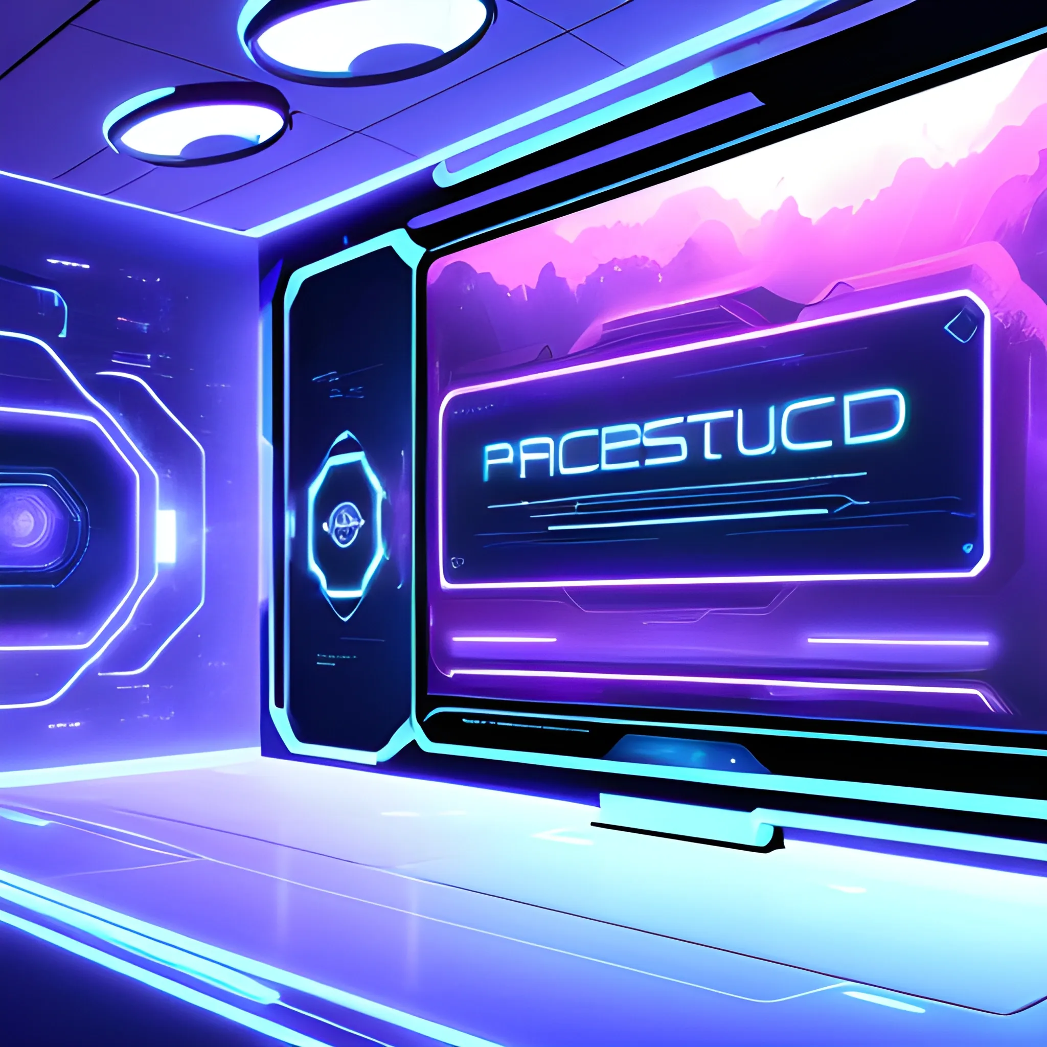 A Futuristic PPT Background