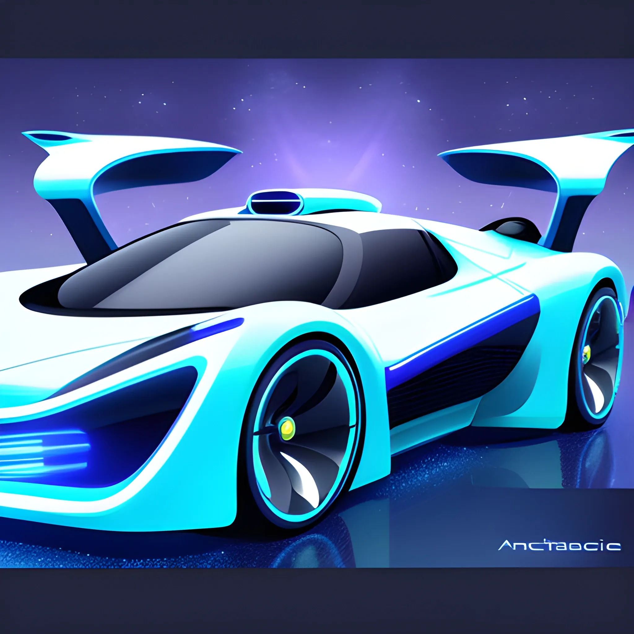 A Futuristic Cars PPT Background