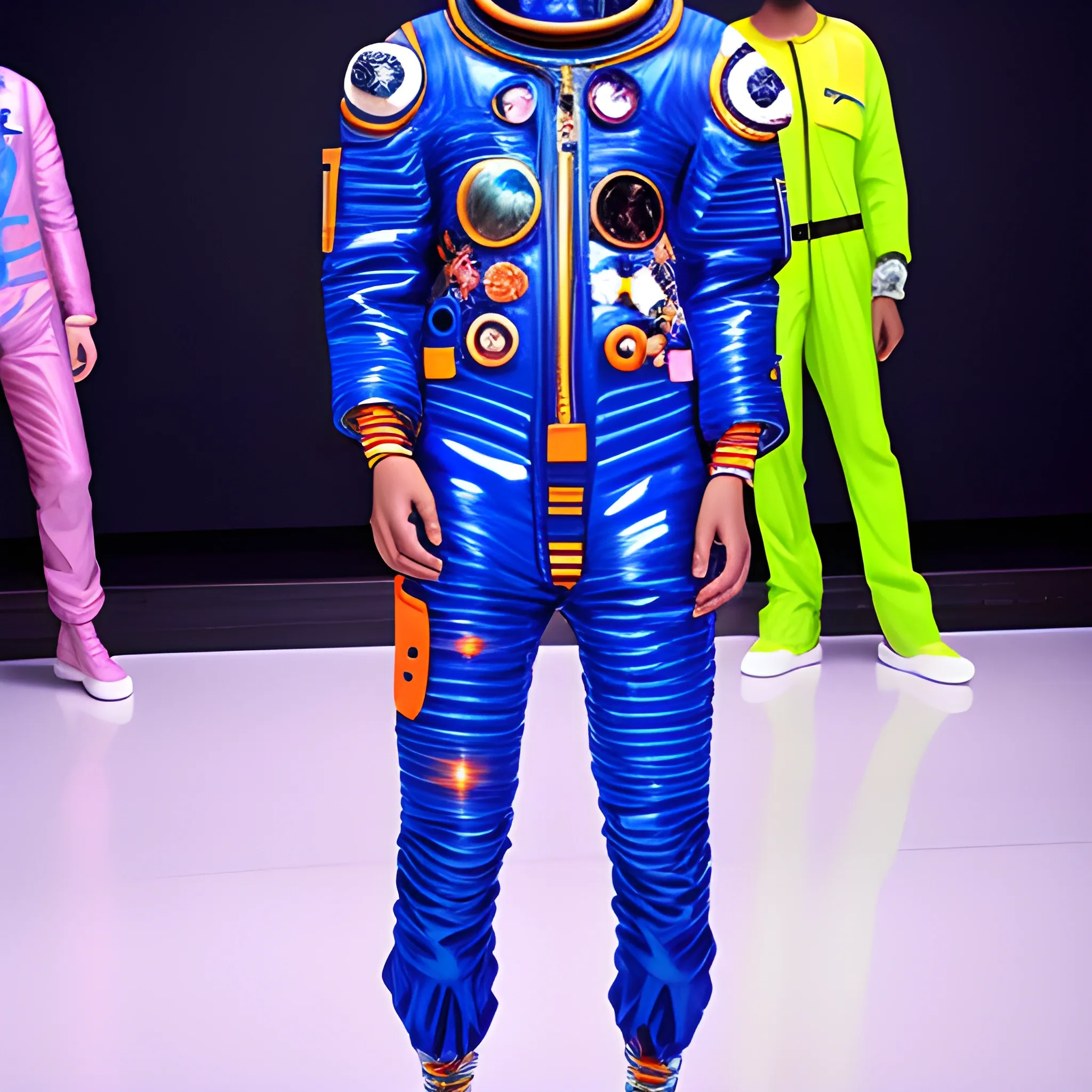 funky Spacesuit for Intergalactic Fashion shows