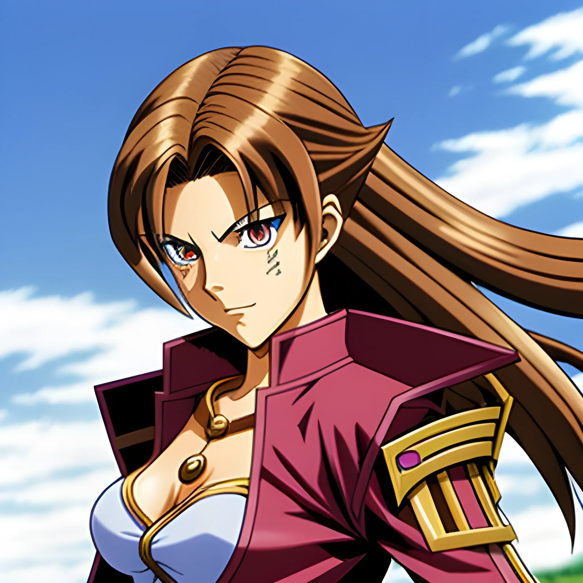 Brown haired female entertainment duelist from the Yu-GI- Oh anime.