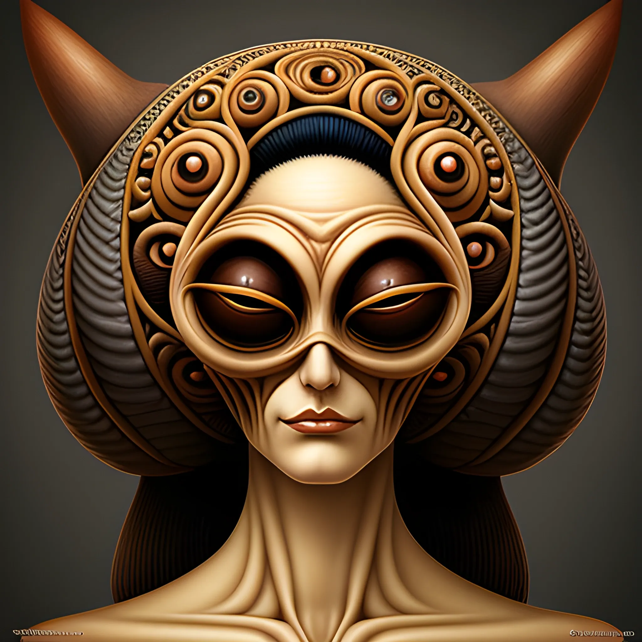 Portrait of a girl, Naoto Hattori style, mysterious 