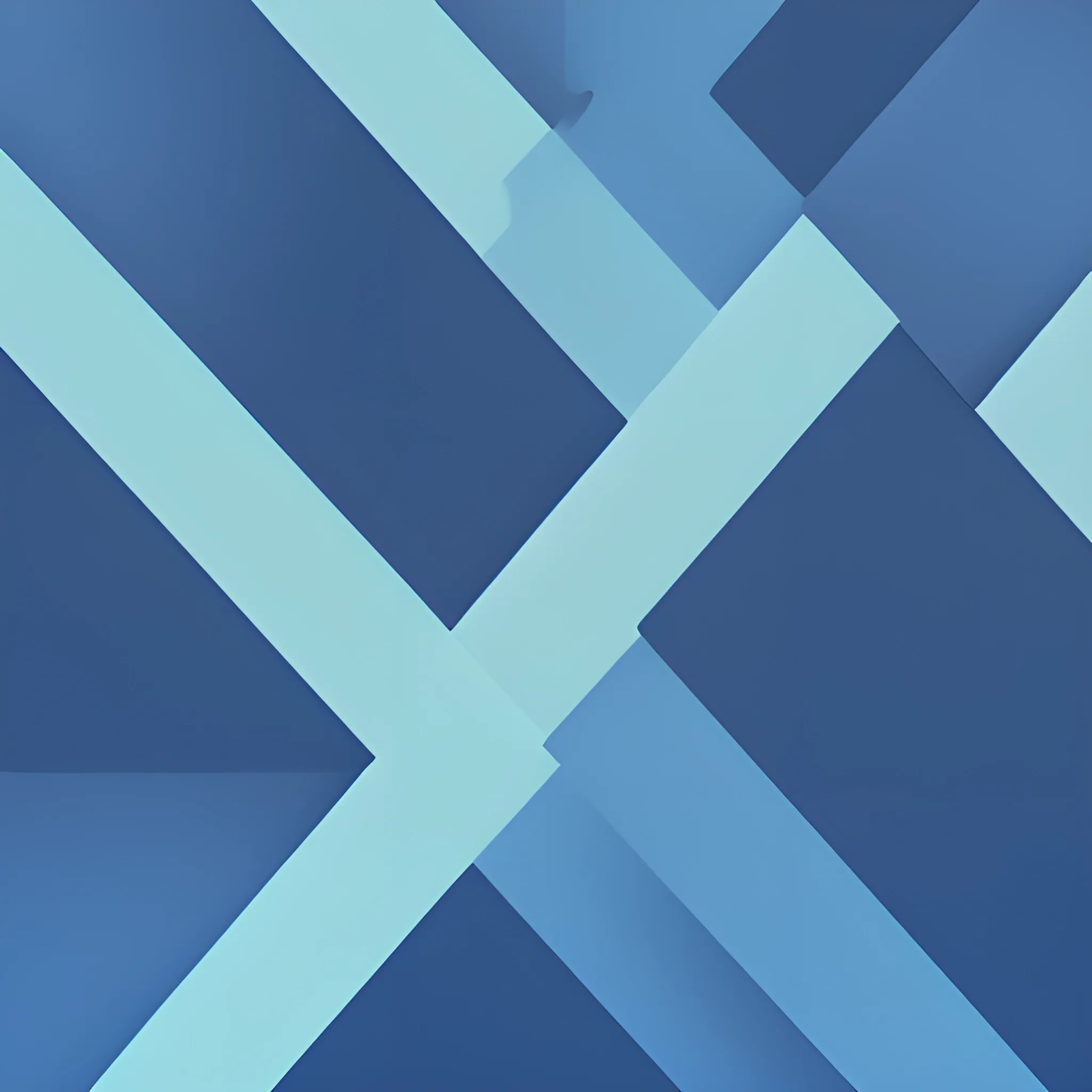 Wallpaper featuring random blue triangles