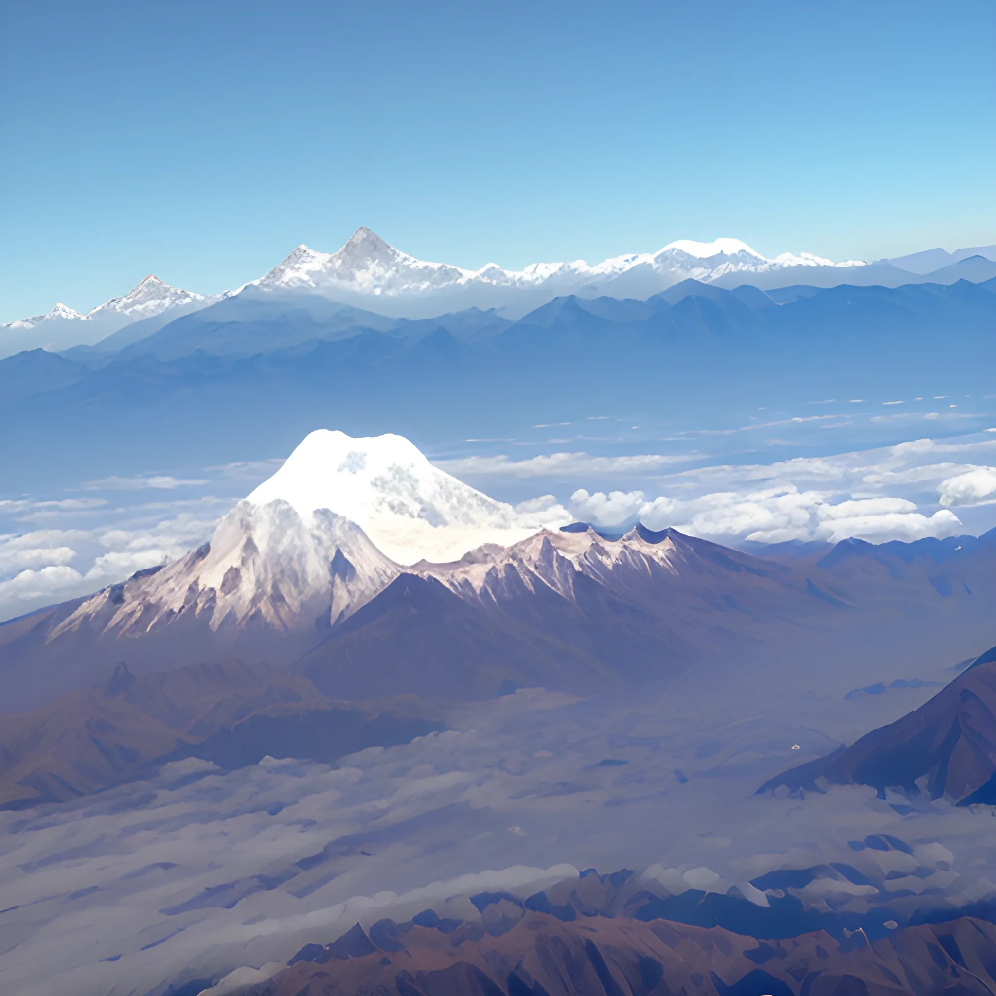 illimani desde arriba
