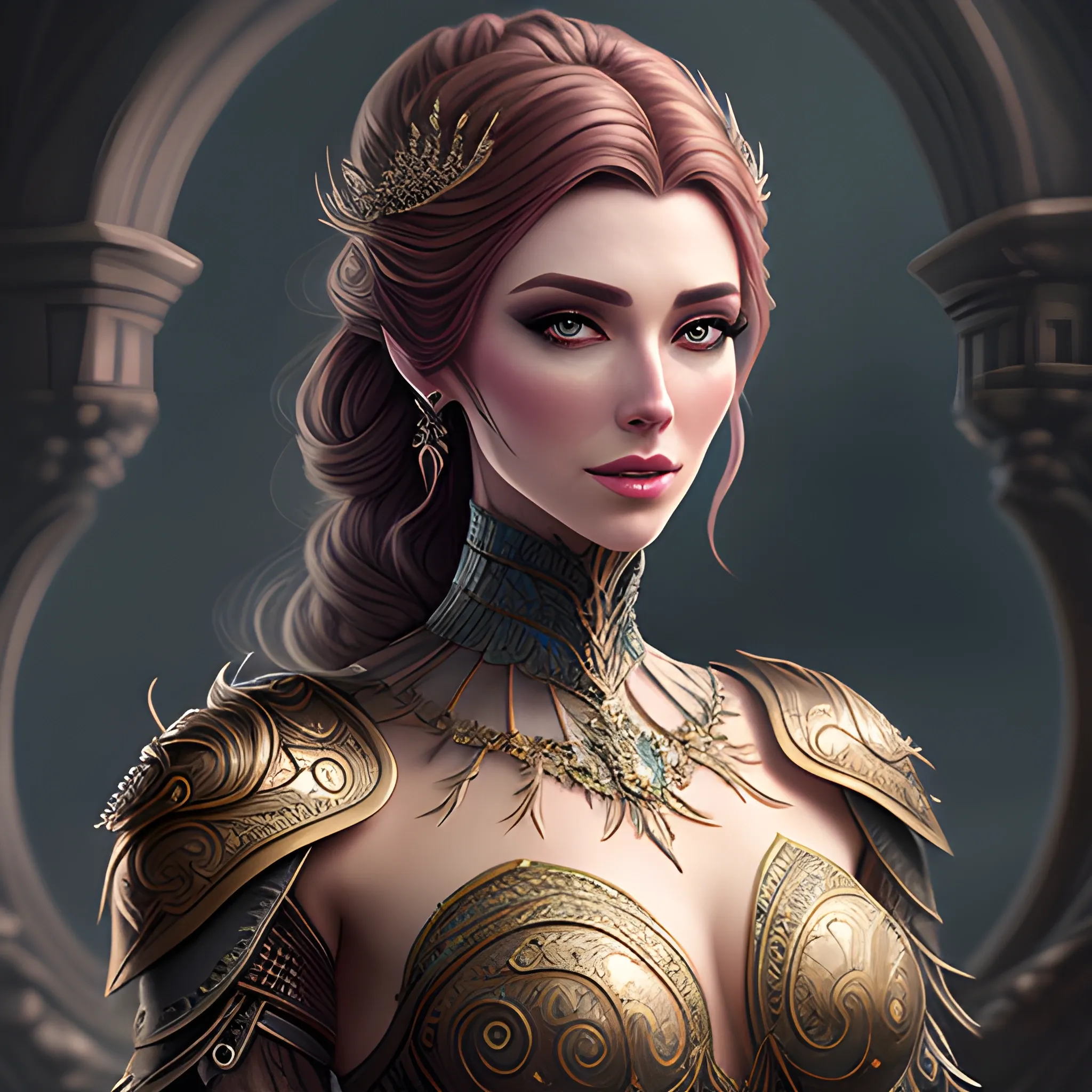 Beautiful girl, concept art, 8k intricate details, fairytale style,