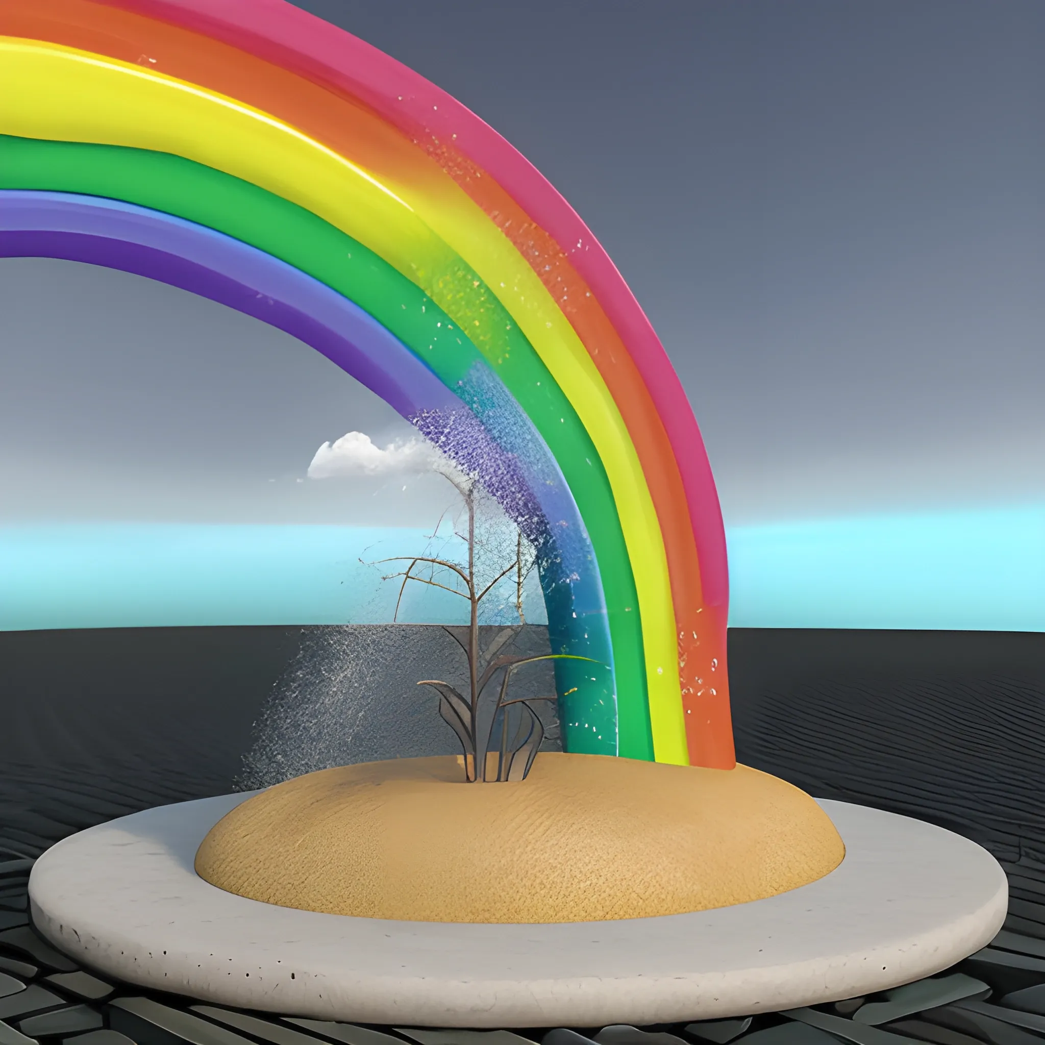 trucha arcoiris
, 3D