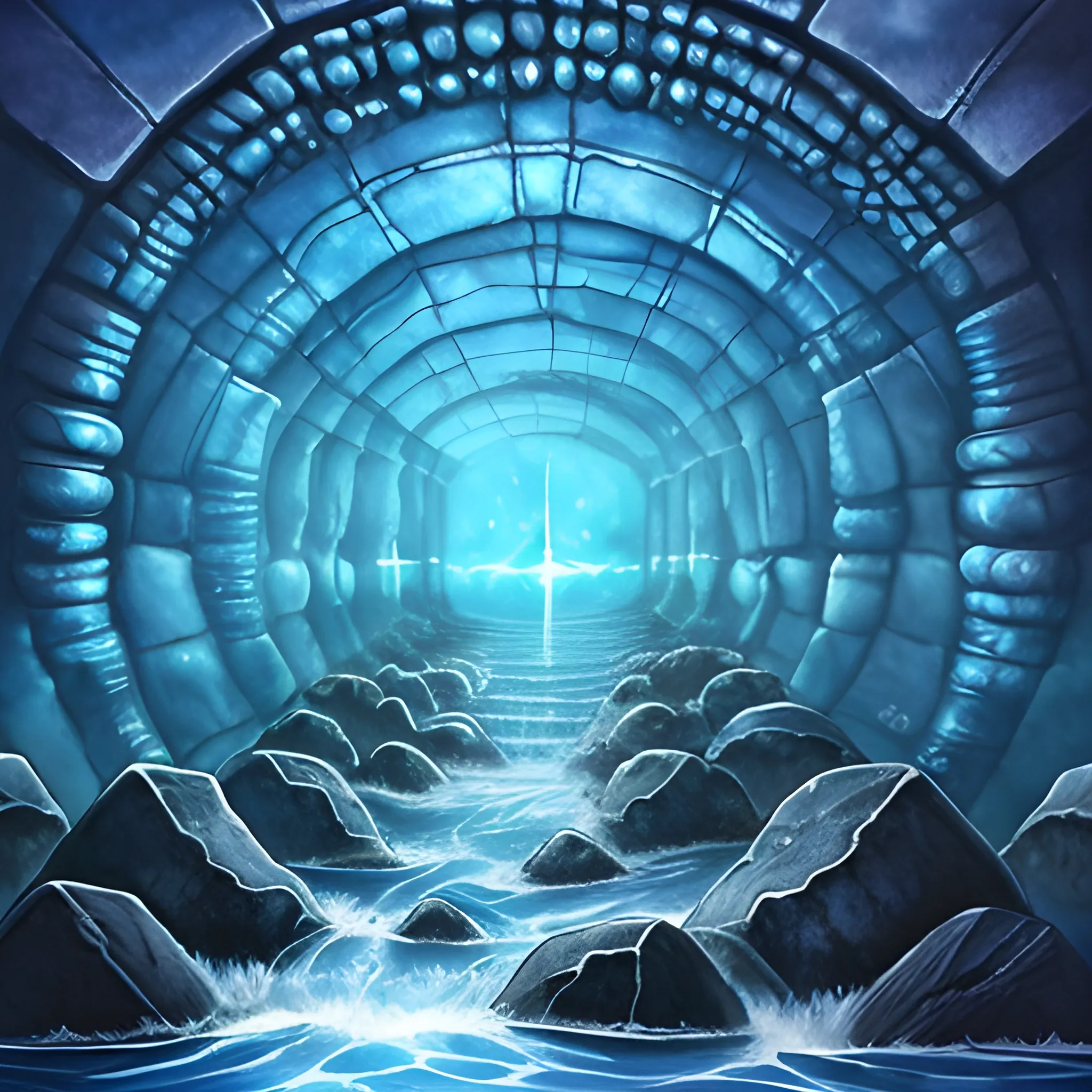 , Trippy, Water Color, abyssal water, dark blue, runic stones,
realistic water background, Atlantide, dark-Blue beams