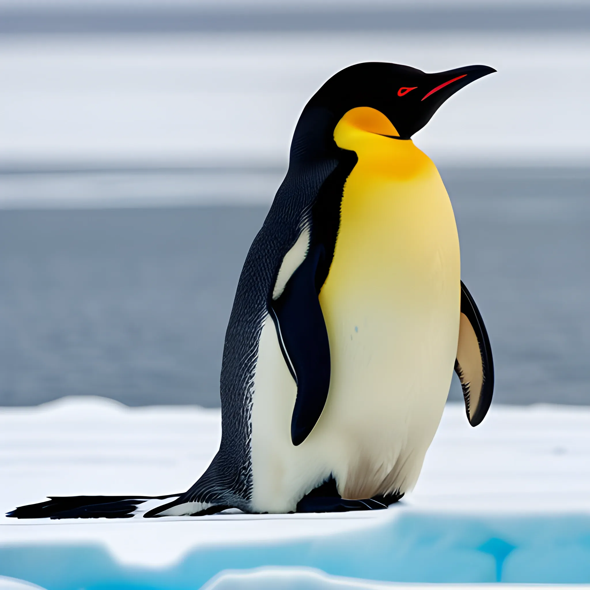 emperor penguin baby bird