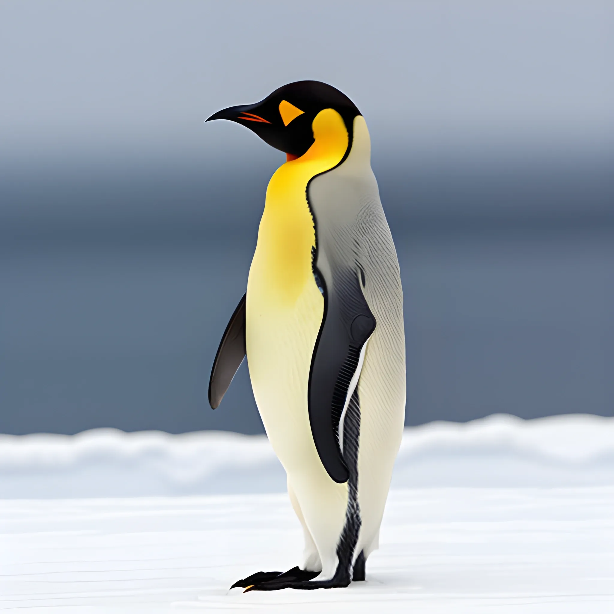 emperor penguin baby bird