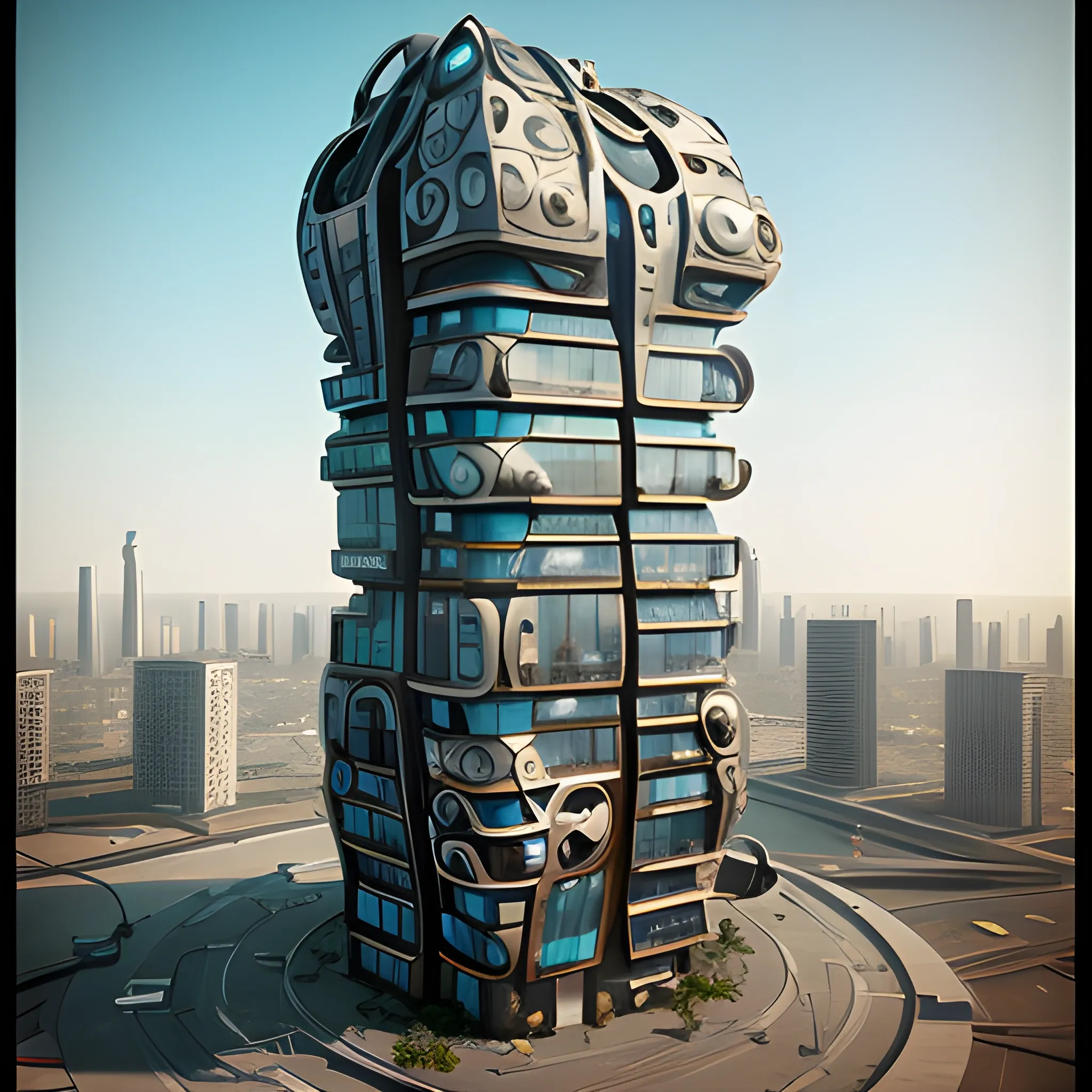 crazy building 2077, 3D