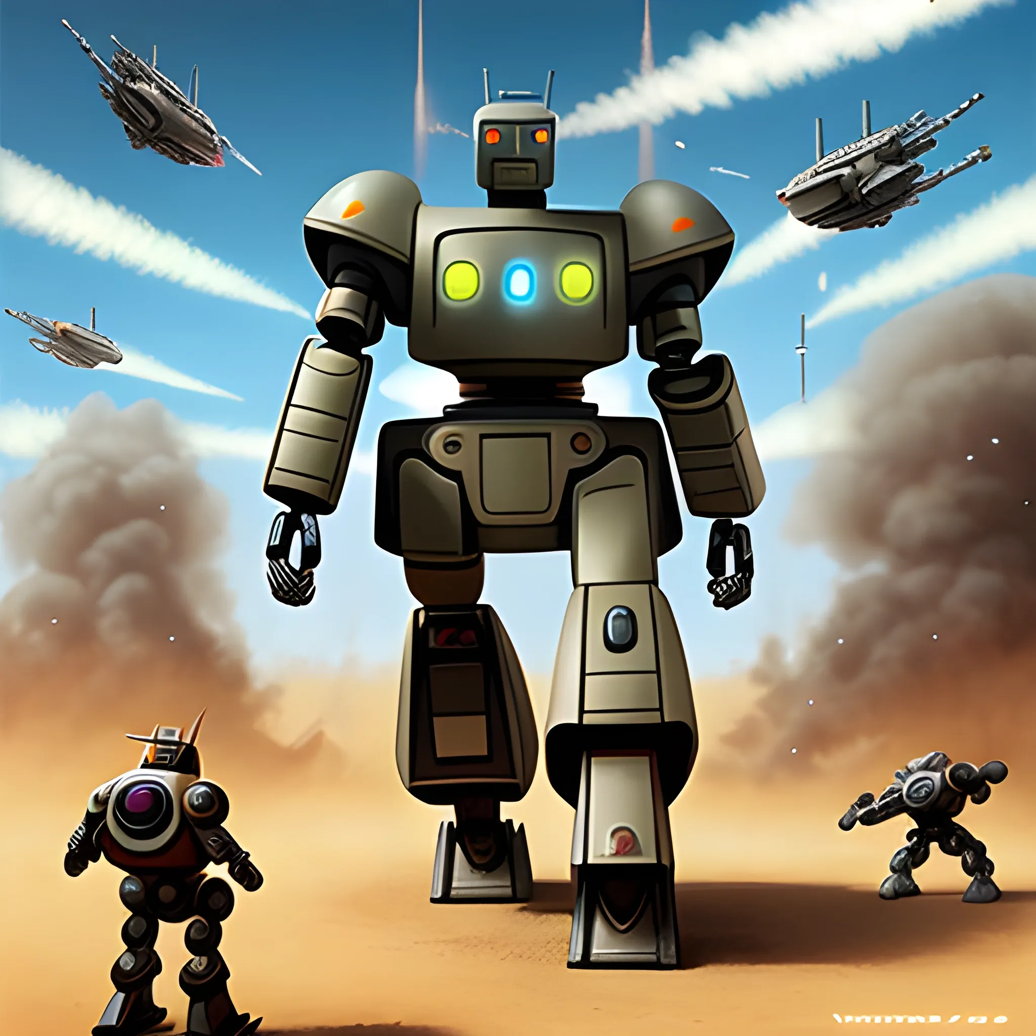 futuriste robots war world 3