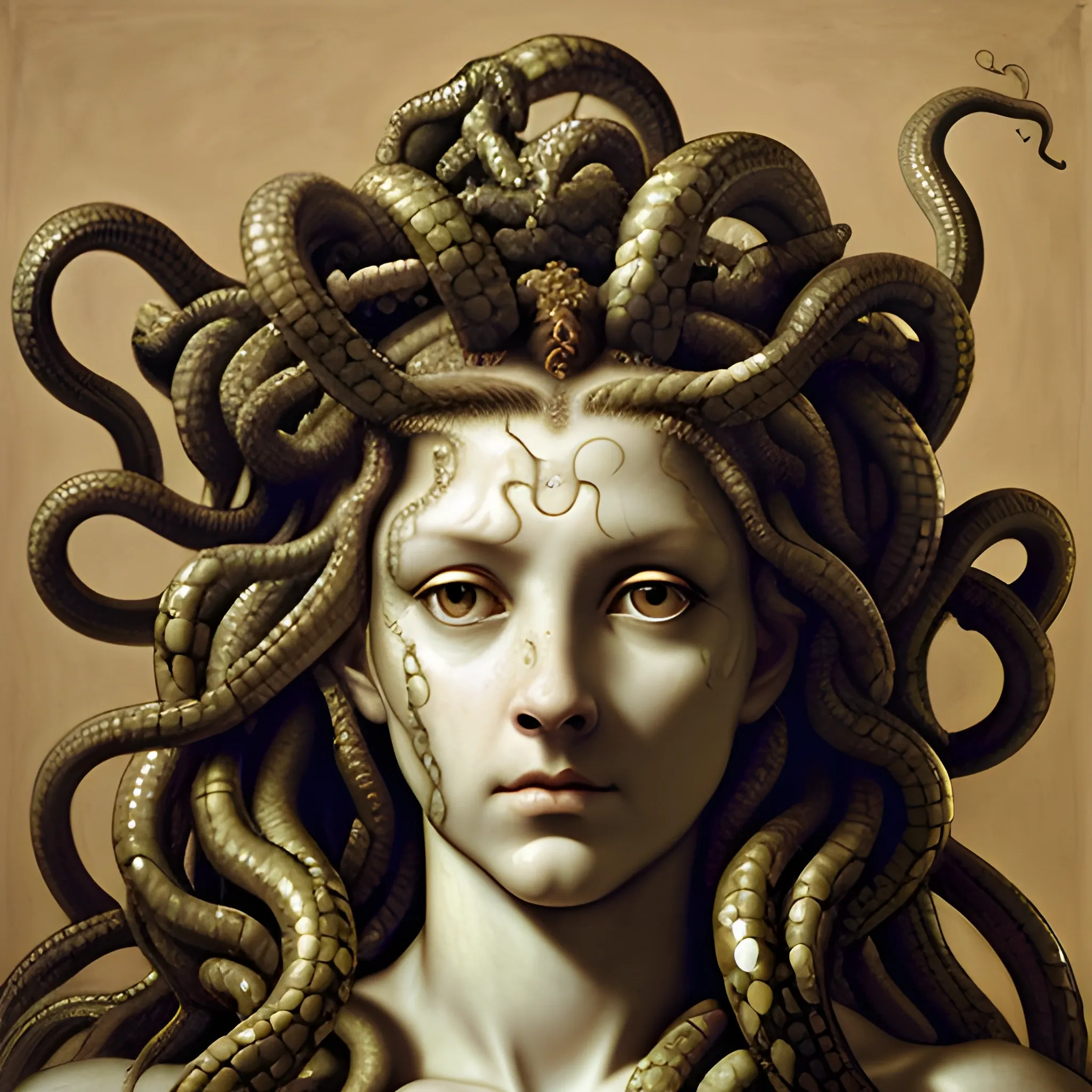 mdjrny-v4 style Medusa, greek mythology,, Gallery