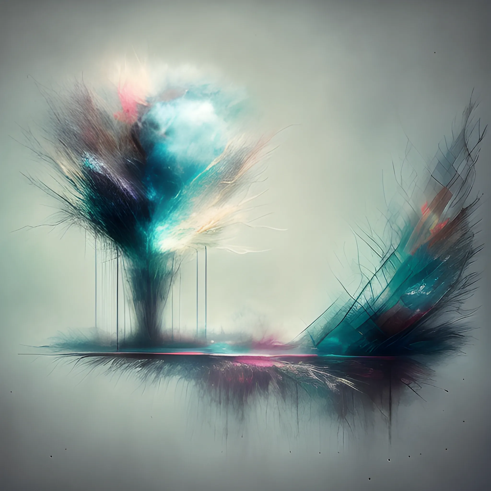 dreamlike conceptual abstract art
