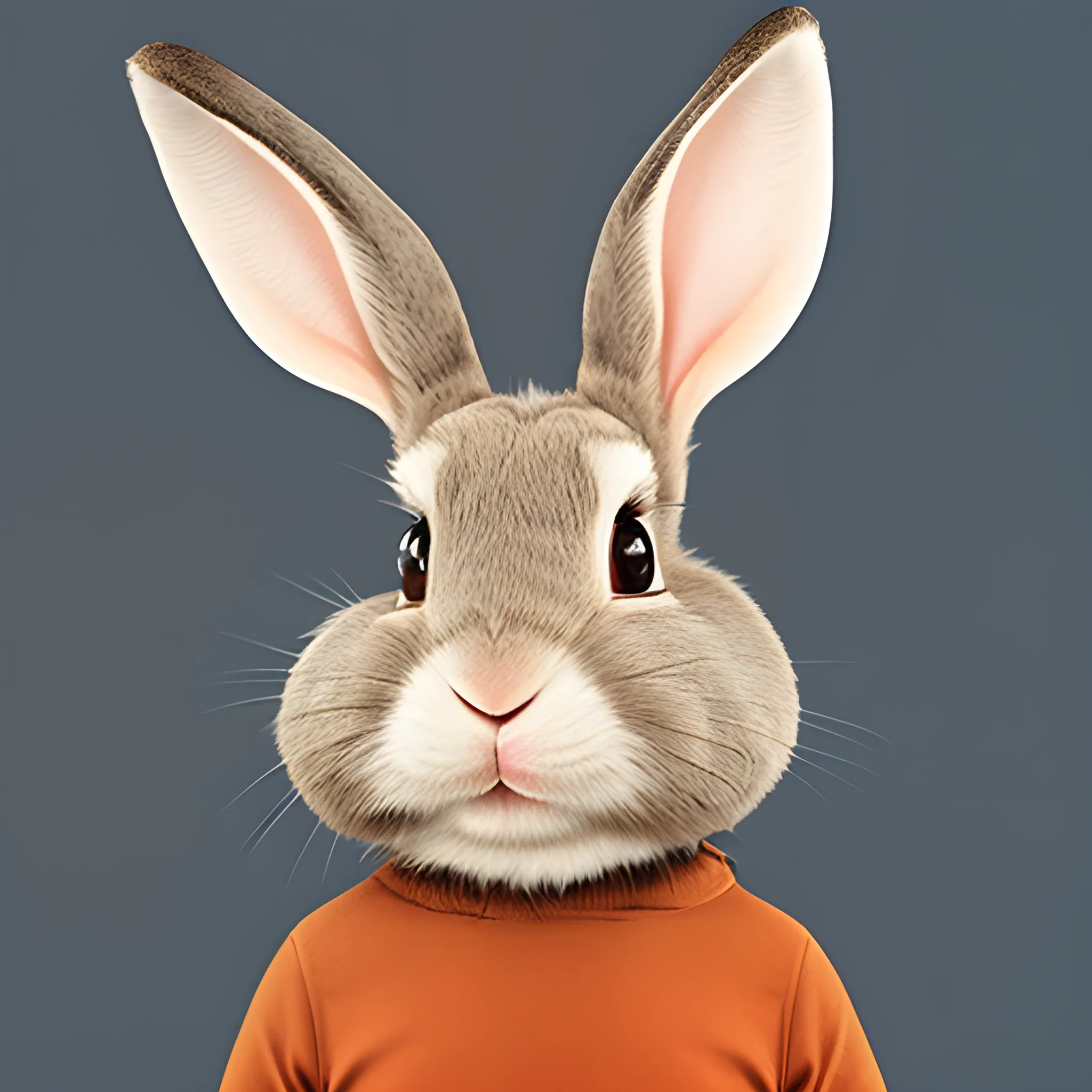 anthropomorphical rabbit