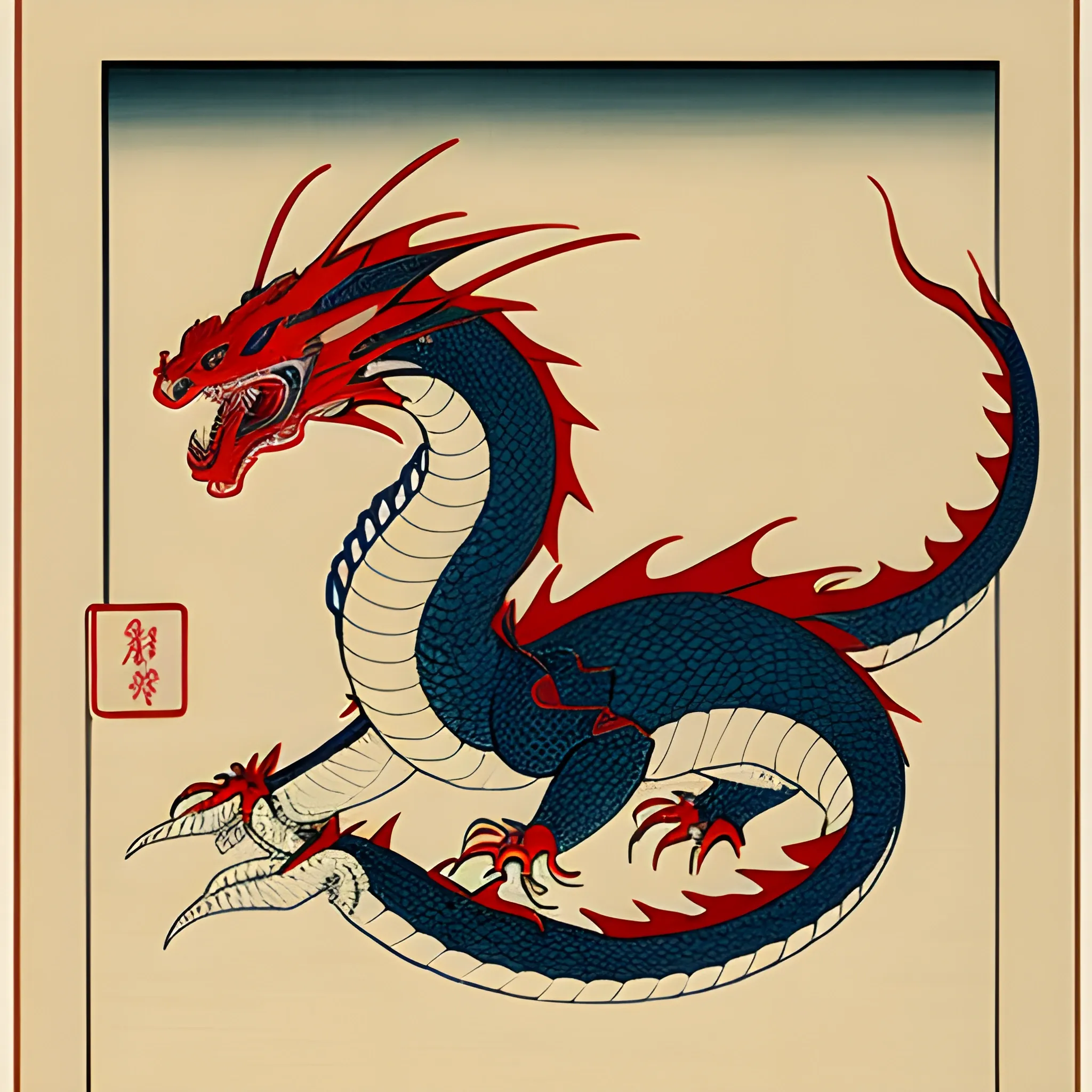 dragon, Ukiyo-E