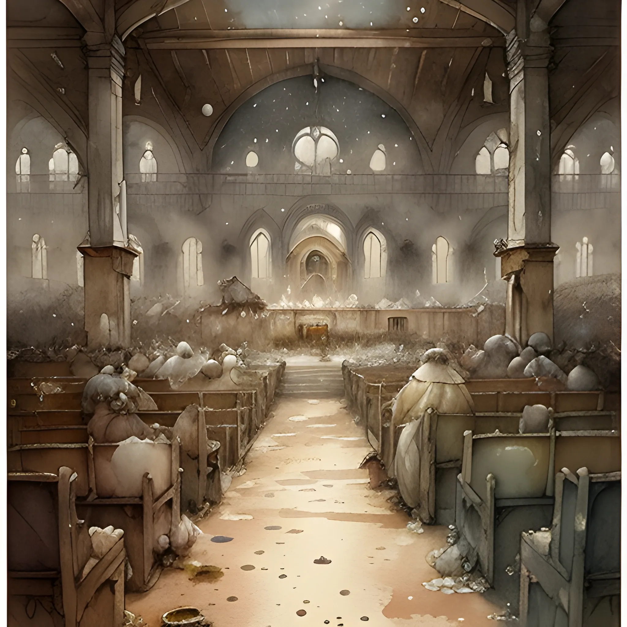 ( ( ( ( ( ( ( ( ( ( ( ( (loose loose watercolor of the tabernacle, granular splashes dripping. muted colors. ) ) ) ) ) ) ) ) by jean - baptiste monge!!!!!!!! !!!!!!!!!!!!!!!!!!!!!!!! 4k