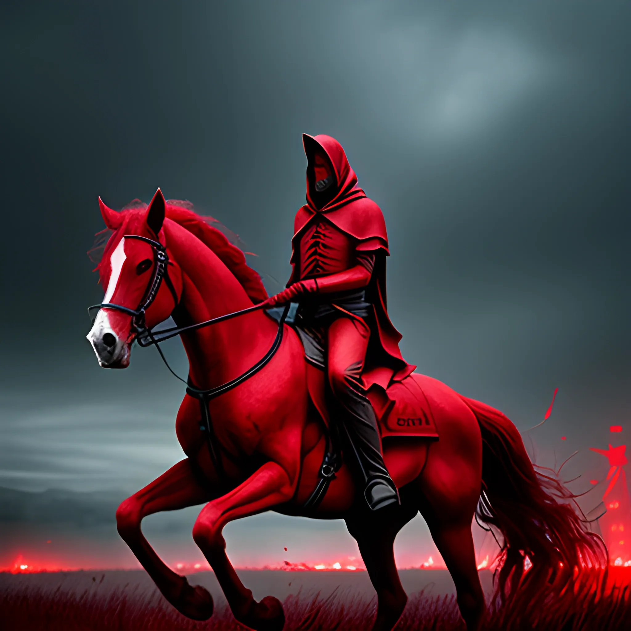 Red Horseman of the apocalypse 