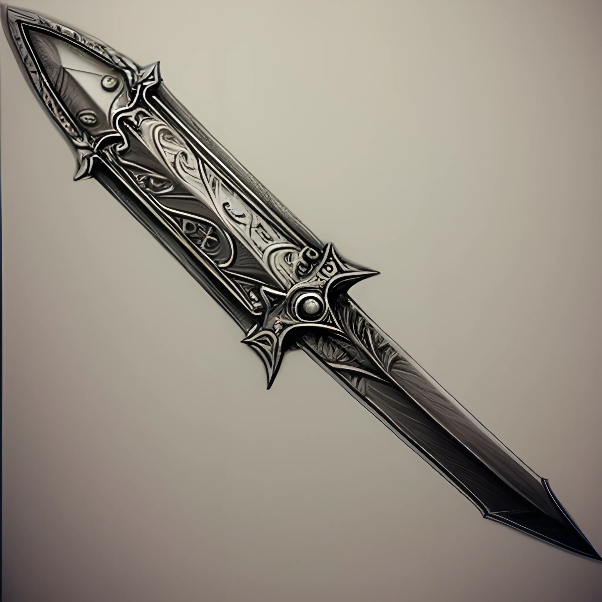 Fantasy sword, Pencil Sketch