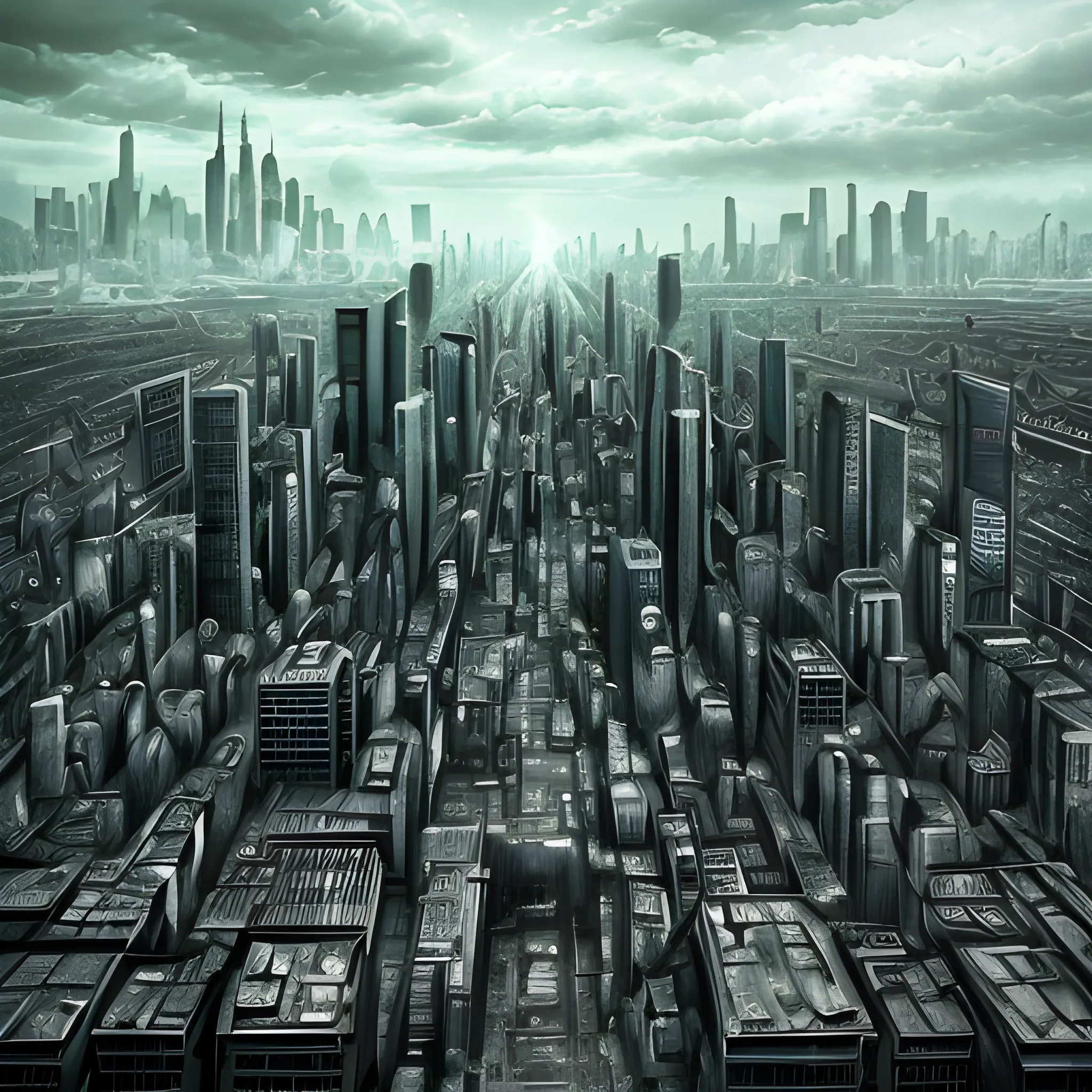 desolated city
