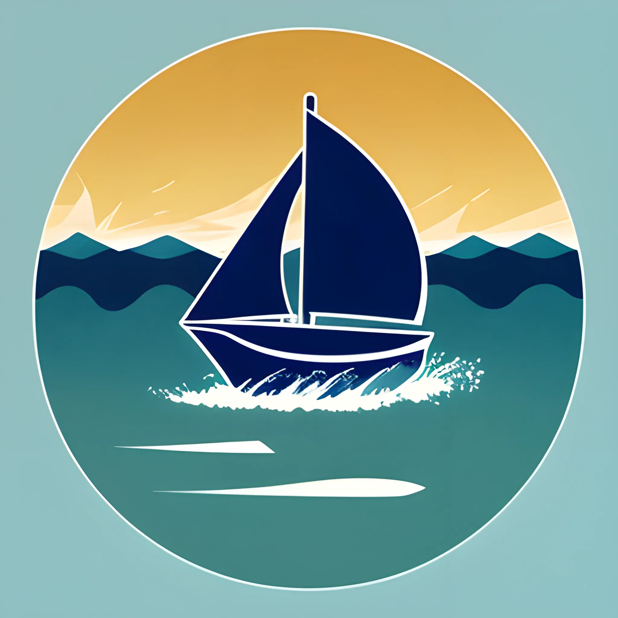 Logo Design Description:
Sailboat Icon: The central element of the logo is a stylized sailboat, symbolizing the school newspaper as a vessel embarking on a journey of knowledge. The sailboat is depicted with a dynamic stance, capturing the essence of progress and exploration.
Sailing Waves: Beneath the sailboat, there are subtle wave patterns, indicating the fluidity and ever-changing nature of information and ideas. The waves also represent the dynamic environment of a school campus.
Ascending Arrow: The sail of the boat forms an upward-pointing arrow, emphasizing the idea of progress, growth, and the pursuit of excellence. This arrow signifies the newspaper's role in guiding students and readers toward new heights of knowledge.
Gradient Blue Palette: The logo features a gradient of blue shades, ranging from a deep ocean blue to a lighter sky blue. This color scheme conveys a sense of depth, representing the vast sea of knowledge and the limitless possibilities for learning.
Open Book Symbol: Adjacent to the sailboat, an open book adds an academic touch to the design. It reinforces the newspaper's commitment to education, learning, and the dissemination of valuable information.
"启航" Typography: The Chinese characters for "启航" (Qihang) are incorporated into the design with a clean and modern font. This not only reinforces the newspaper's identity but also adds a touch of cultural significance.
The combination of these elements creates a visually appealing and meaningful logo for the school newspaper "启航," capturing the spirit of exploration, knowledge, and academic advancement. The logo's dynamic and cohesive design ensures its versatility across various platforms and applications., 3D, Cartoon, Water Color