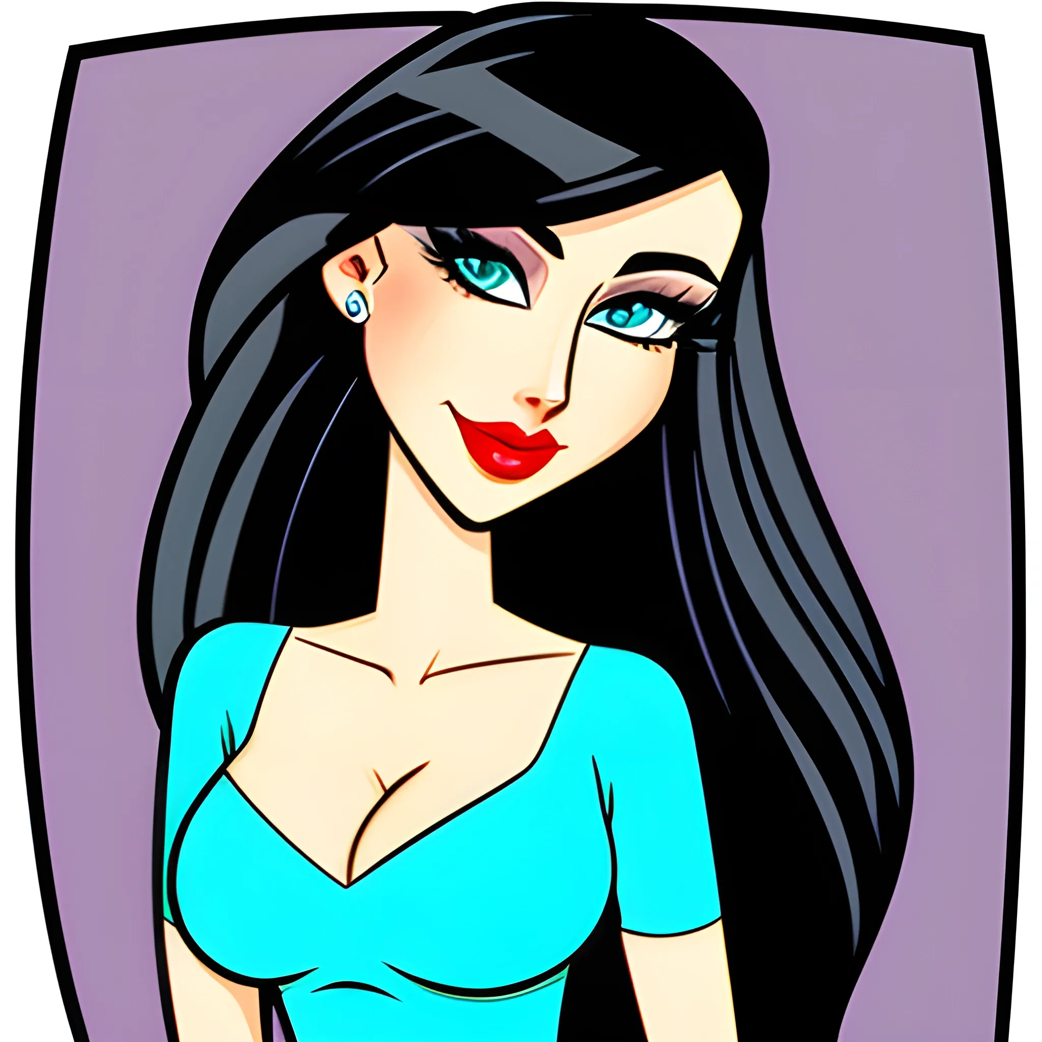 beautiful girl, Cartoon