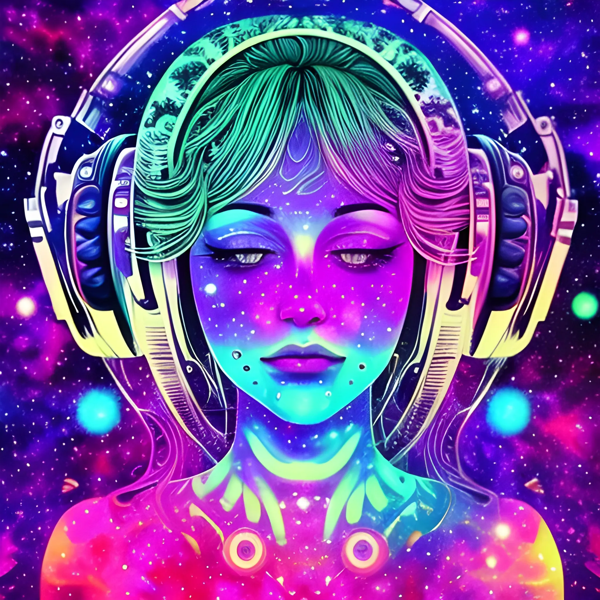 Trippy, eden, womens
, music, colorful, universe
