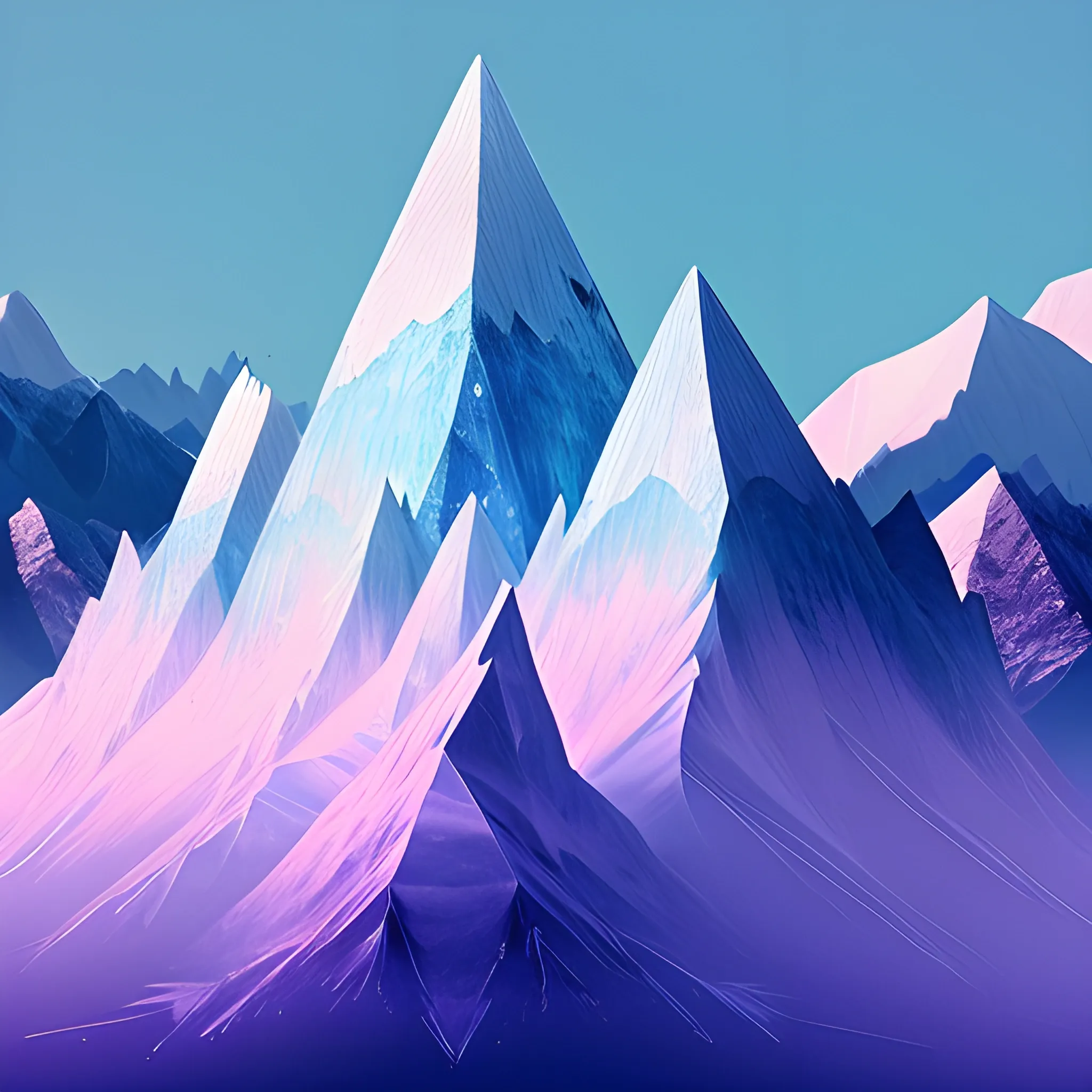 Crystal mountains 