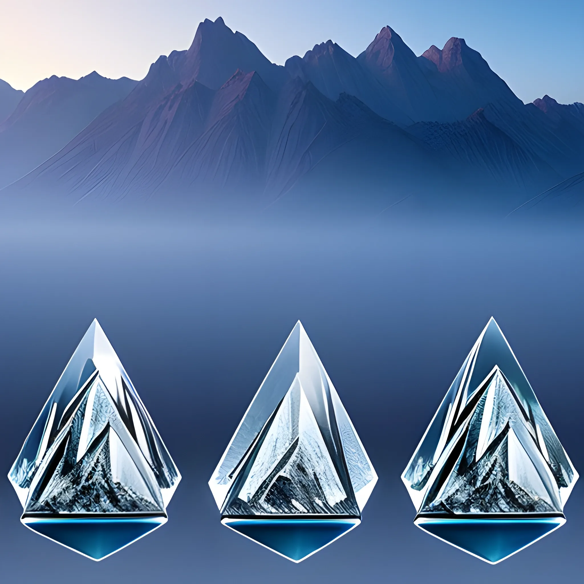 Glass Crystal  mountains  in abarkuh .